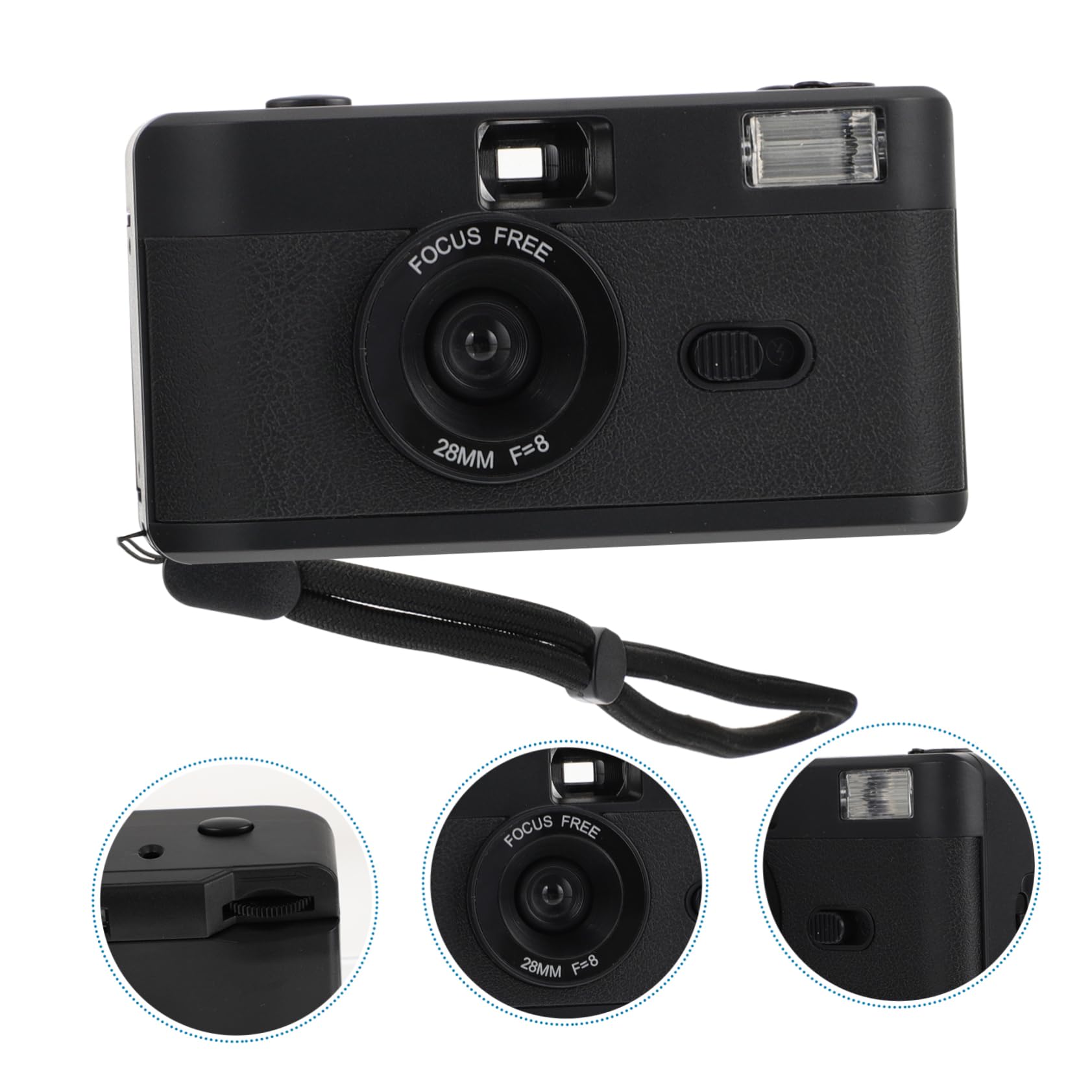 OSALADI 2 Pack Retro 35mm Film Camera - Vintage Reusable ABS Plastic Camera, No Battery Required | Perfect for Travel, Parties & Family Memories