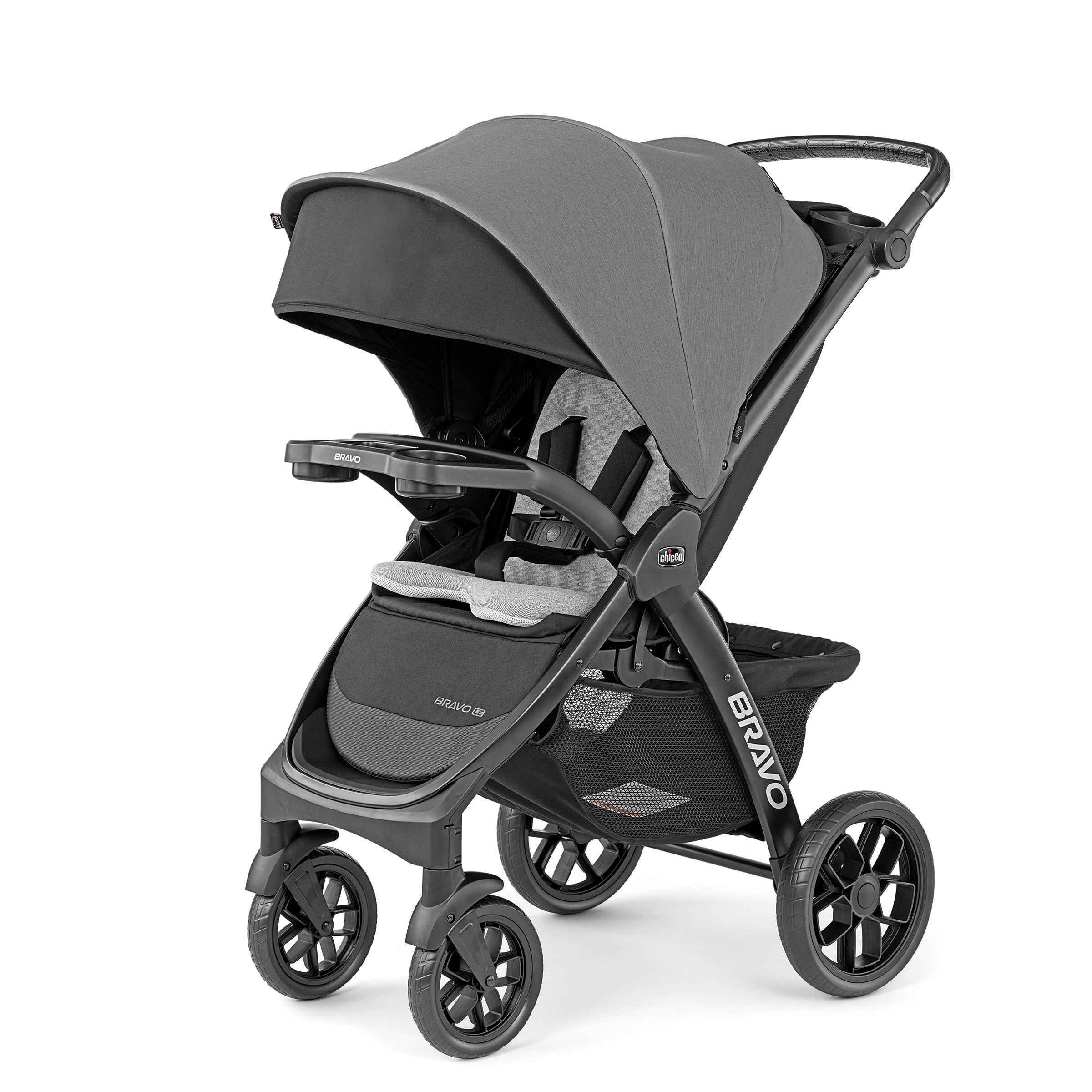 Chicco Bravo LE ClearTex Quick Fold Lightweight Stroller for Babies & Toddlers - Compact Travel Stroller for Shopping, Walks & Airplane Trips