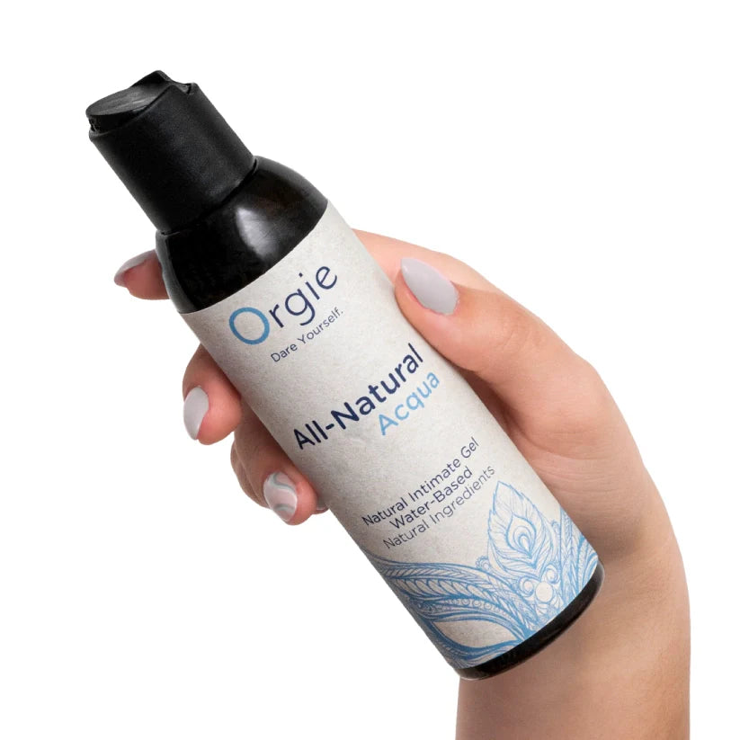 All Natural Water-Based Lubricant 150ml - Hypoallergenic & pH Balanced for Sensitive Skin, Perfect for Massage & Intimate Use
