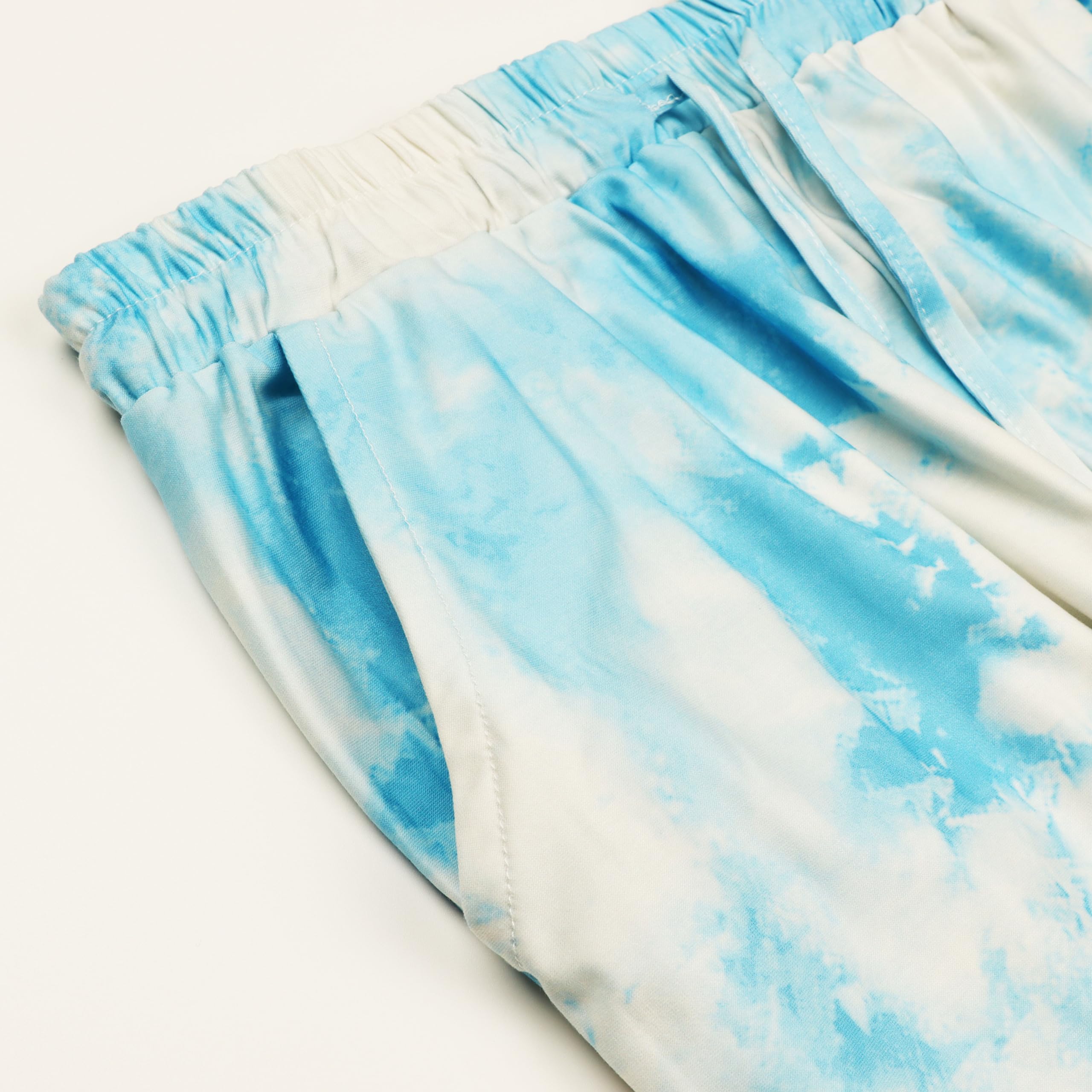 TSMNZMU Women's Pajama Sets - Tie Dye 2-Piece Sleepwear with Long Sleeve Pullover Top & Pants with Pockets | Soft Lounge Wear for Home, Travel & Relaxation