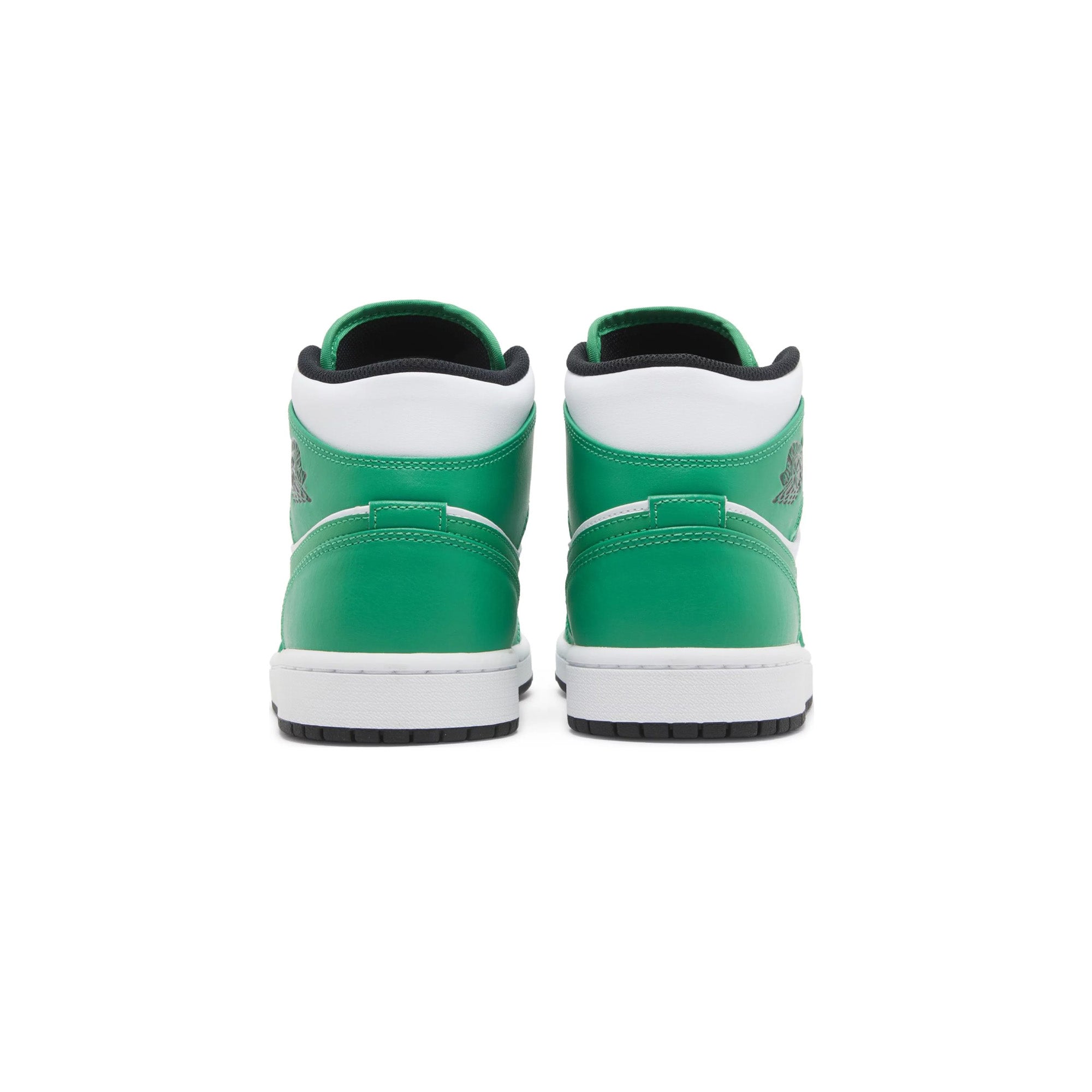 Air Jordan 1 Mid 'Lucky Green' Basketball Shoes 2023 - Men's Retro Sneakers for Casual Wear & Street Style Fashion