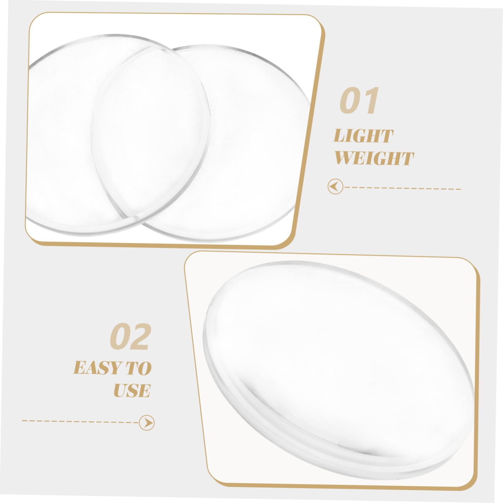 Healeved VR Lenses - 10 Pack Safe Material Convex VR Glasses Lenses for 3D Glasses Accessories | Easy to Install & Remove | Perfect for Home Theater, Gaming & Virtual Reality Experiences
