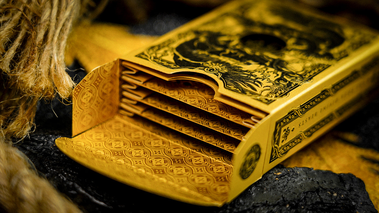 Premium ARK Black Gold Box Set - Vermilion Bird Playing Cards for Poker, Magic Tricks & Collectors | Elegant Gift for Card Game Enthusiasts