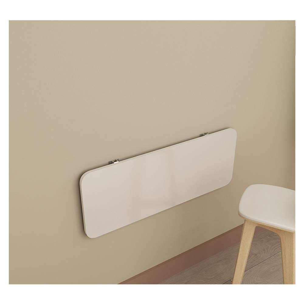 Wall Mounted Folding Table - Weatherproof Space Saving Multi-Purpose Desk for Small Spaces (35.5 x 20 Inch) - Perfect for Balcony, Kids Study, Home Office, Dining & Tiny Apartments