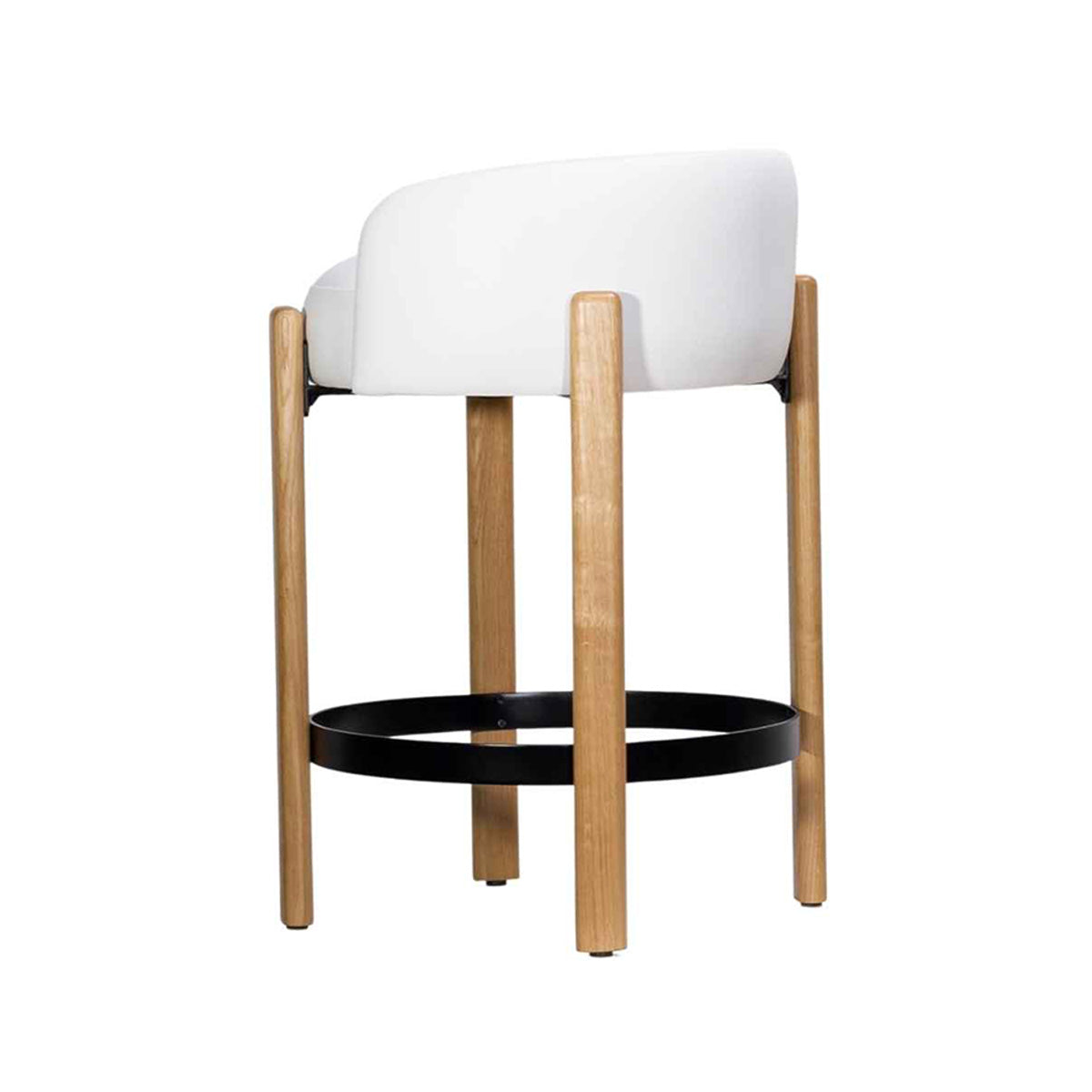 Modern 26-Inch Arch Bar Stool - Adjustable Height Counter Stool for Kitchen Island, Breakfast Bar & Home Decor - Durable Metal Frame & Comfortable Seat
