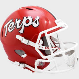 Maryland Terrapins Replica Full Size Speed Football Helmet - Official NCAA Licensed Terps Helmet for Fans & Collectors - Perfect for Game Day, Tailgating & Sports Decor