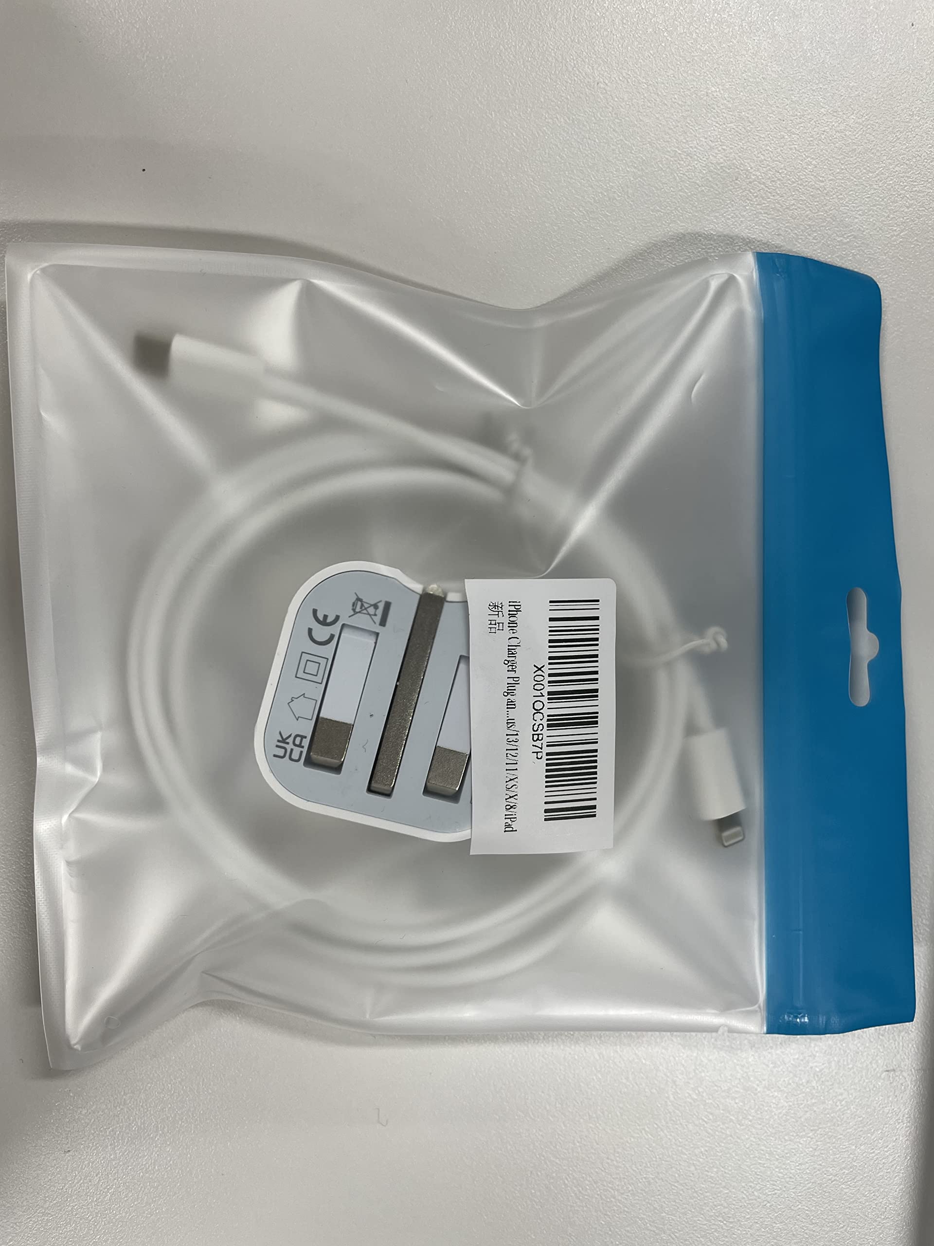 Apple MFi Certified 20W Fast Charger Plug & 2M Lightning Cable - USB C Charger for iPhone 14 Pro Max/Plus/13/12/11/XS/X/8 & iPad | Perfect for Home, Office & Travel Charging