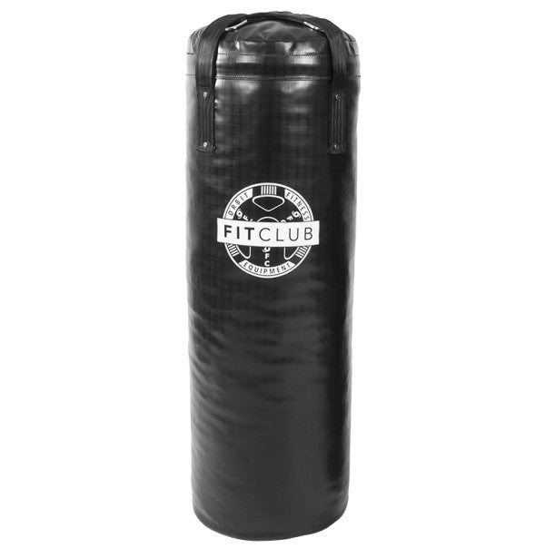 Black Fit Club 3.5ft Heavy Duty Punching Bag for Boxing & MMA Training - Premium Australian Made Home Gym Equipment for Adults (Great for Home Workouts, Martial Arts Practice & Fitness Training)