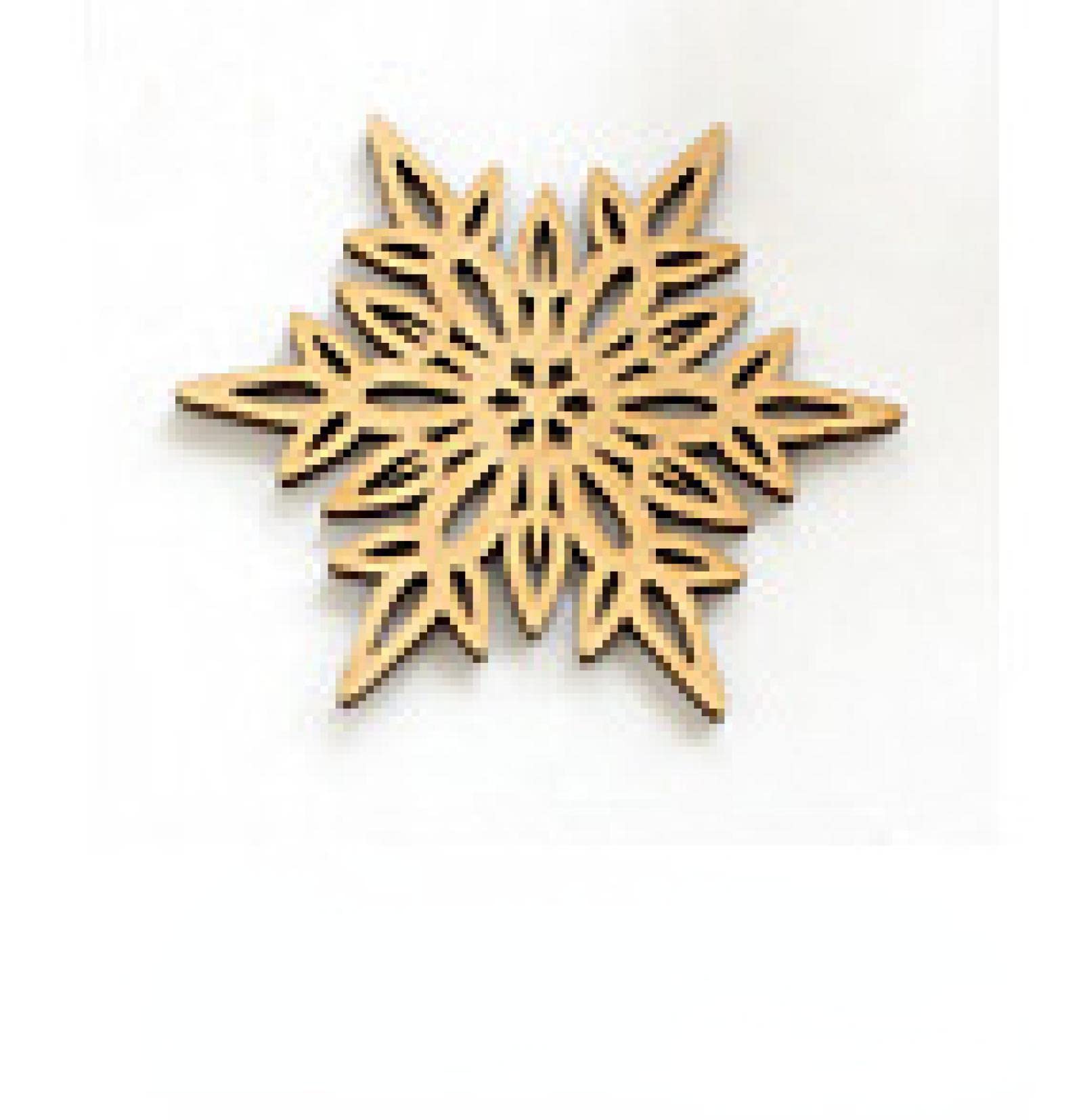 Premium Wooden Coaster Set - Snowflake Design Heat-Resistant Table Mats for Hot Dishes & Bowls - Natural Home Insulation Pads for Dining Table, Coffee Table, and Kitchen Use