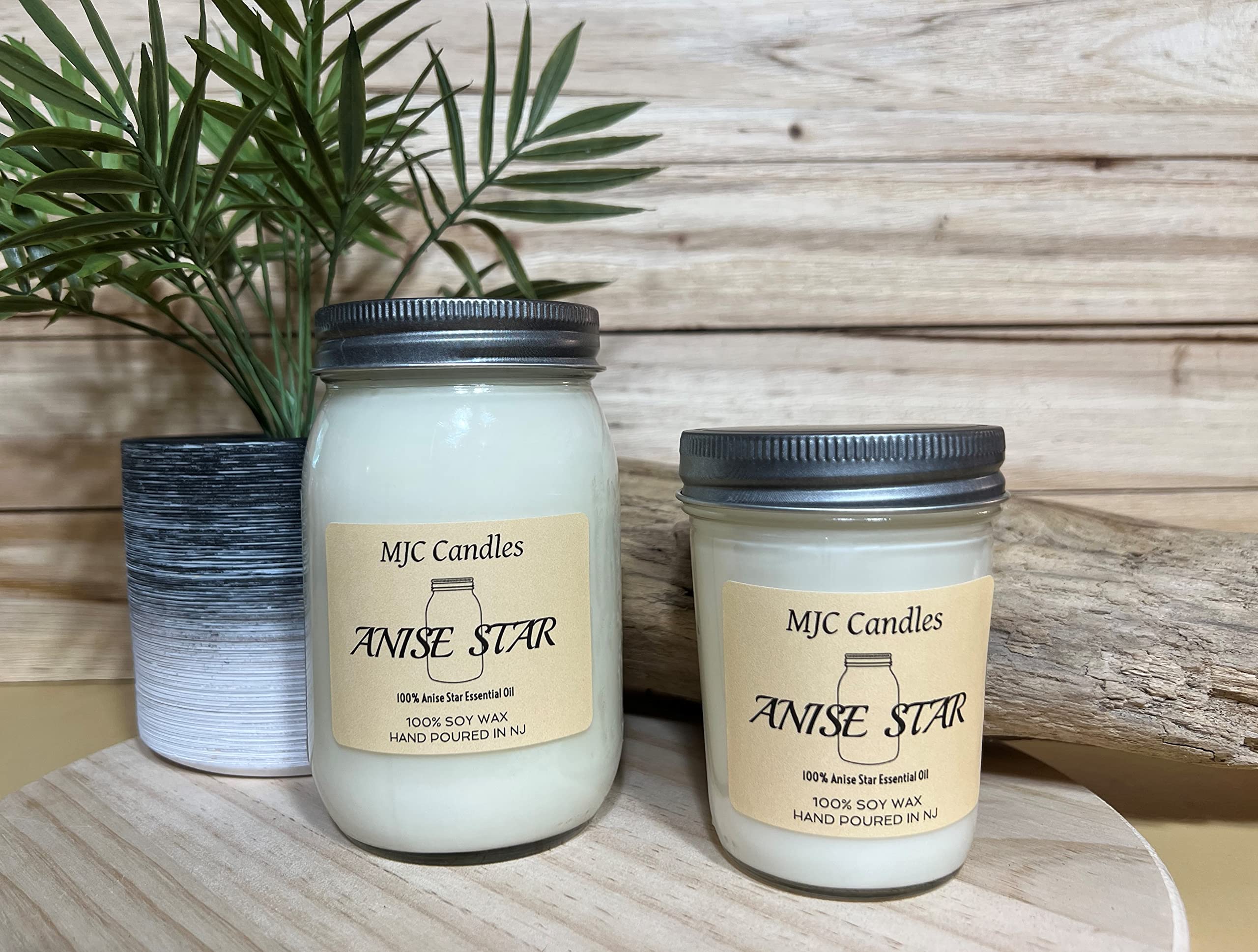 Anise Star Essential Oil Candle - 100% Natural Soy Wax Aromatherapy Candle for Relaxation, Meditation & Home Fragrance | Perfect for Bedroom, Bathroom & Yoga Space