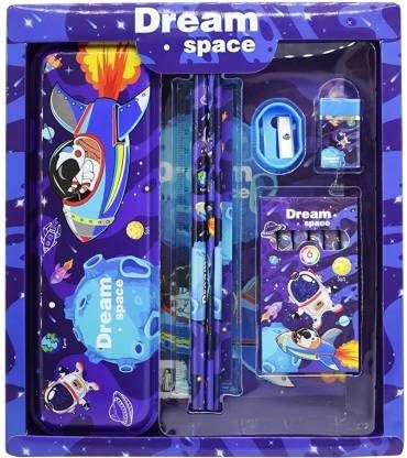 PRIMEFAIR 7-in-1 Stationery Gift Set for Kids - Colorful School Supplies Combo for Boys & Girls (Pencils, Erasers, Rulers) - Perfect for Birthdays, Classroom Rewards & Back-to-School Essentials