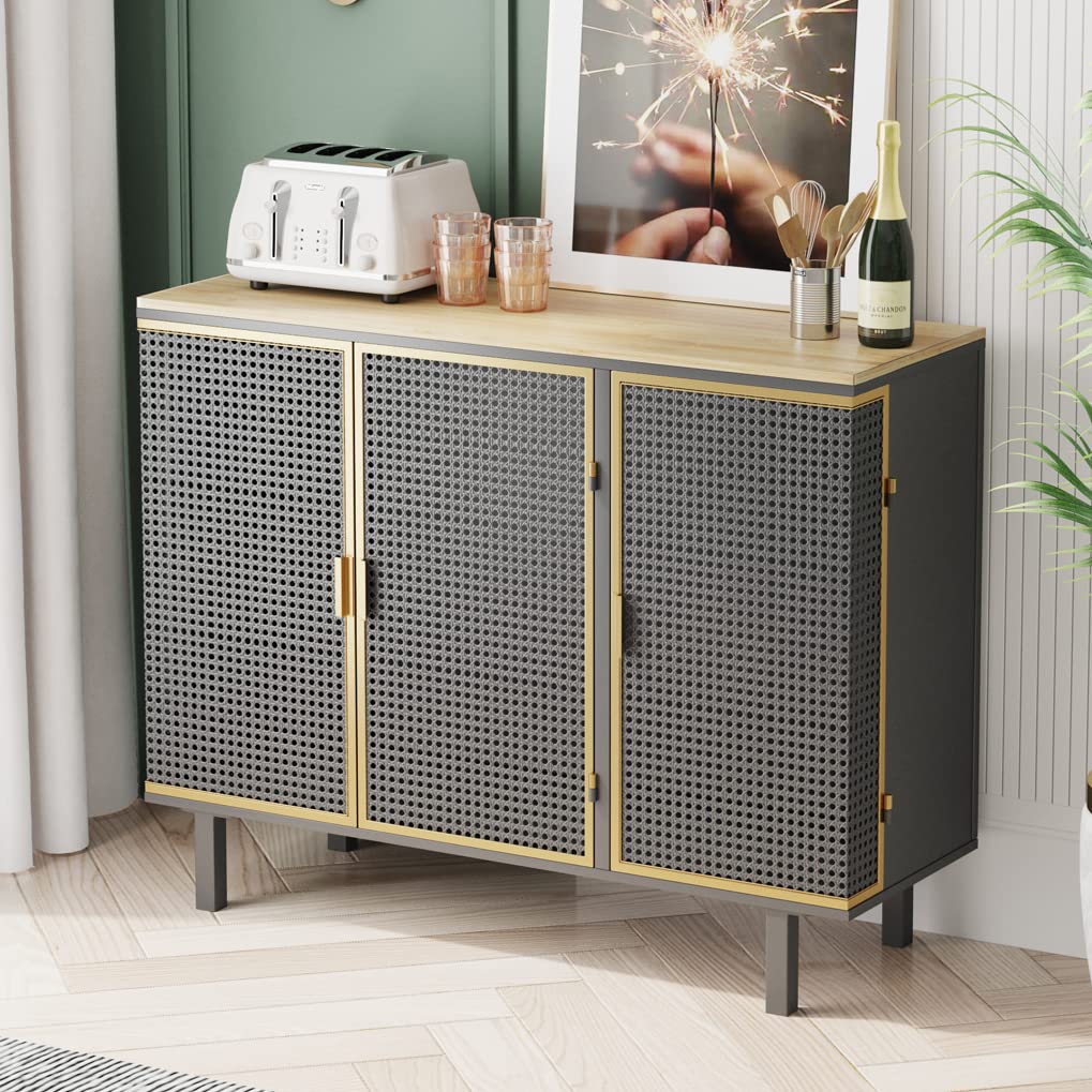 Rophefx 3-Door Kitchen Sideboard Cabinet - 40.35