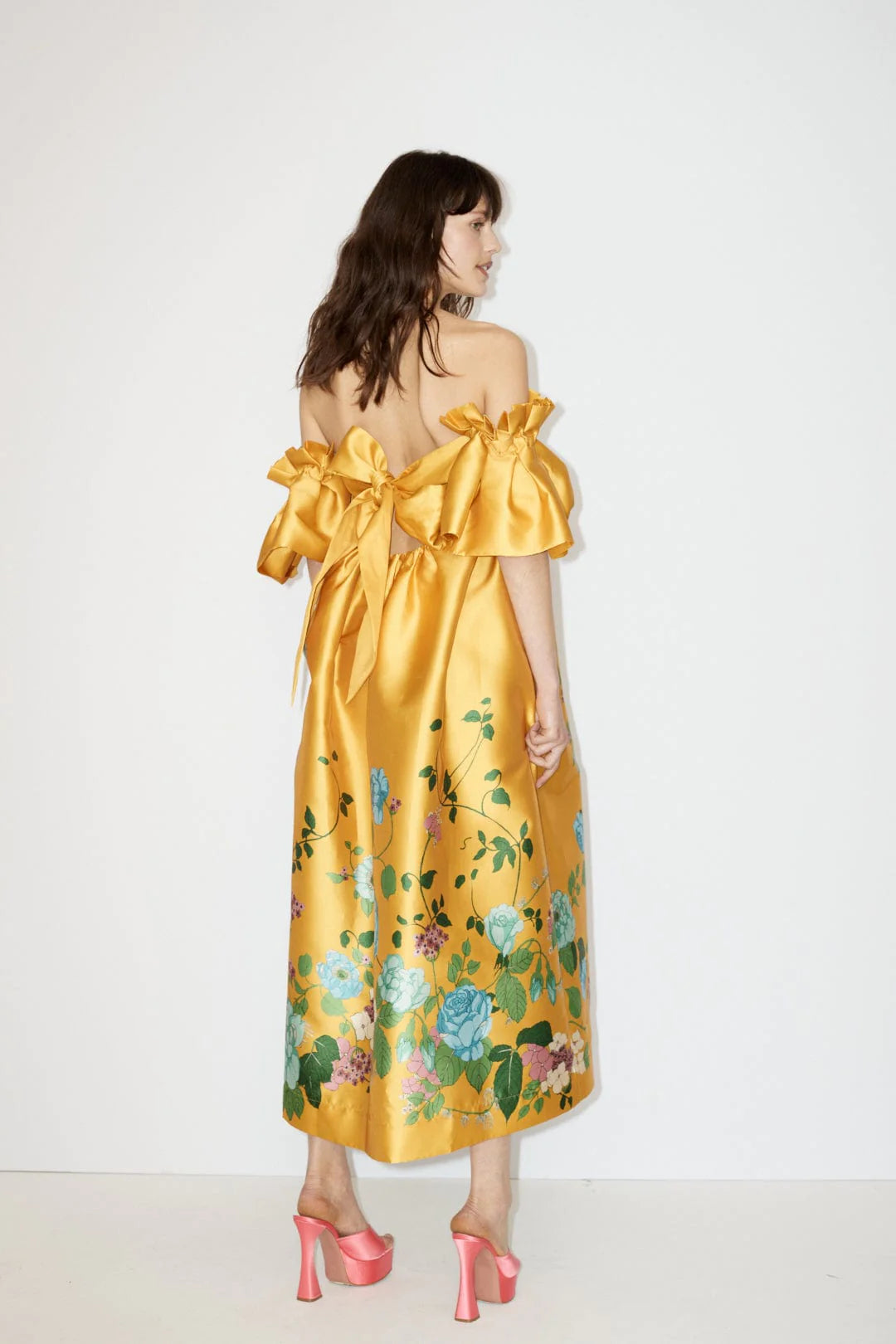 Dana Midi Dress for Women - Flowy Summer Dress with Floral Print | Perfect for Beach Vacations, Date Nights & Casual Outings