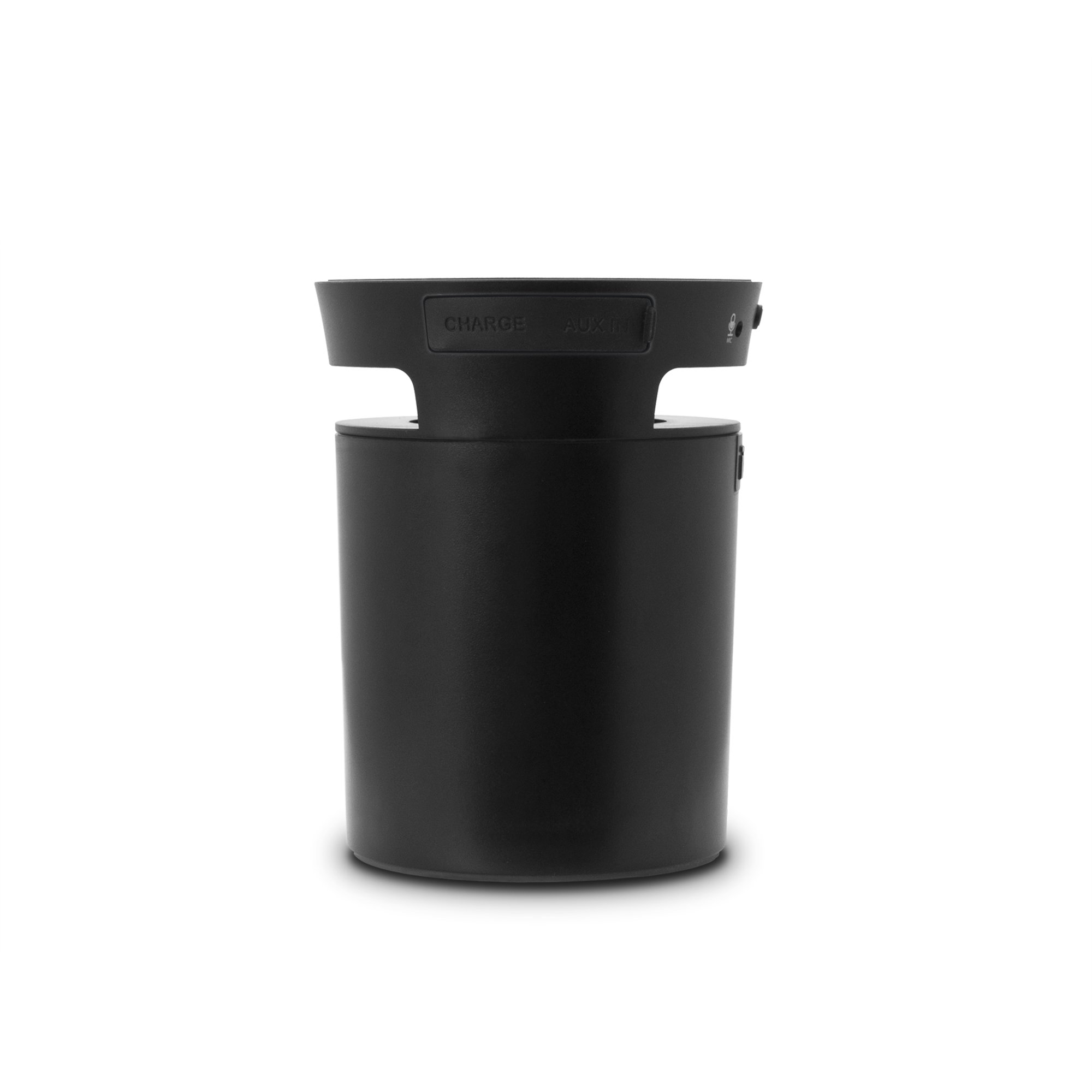 iLuv MobiCup Splash-Resistant Wireless Bluetooth Speaker with Built-in Mic | Portable Speakerphone for Kindle, Tablet, Smartphone & Laptop | Perfect for Outdoor, Poolside & Home Use (Black)