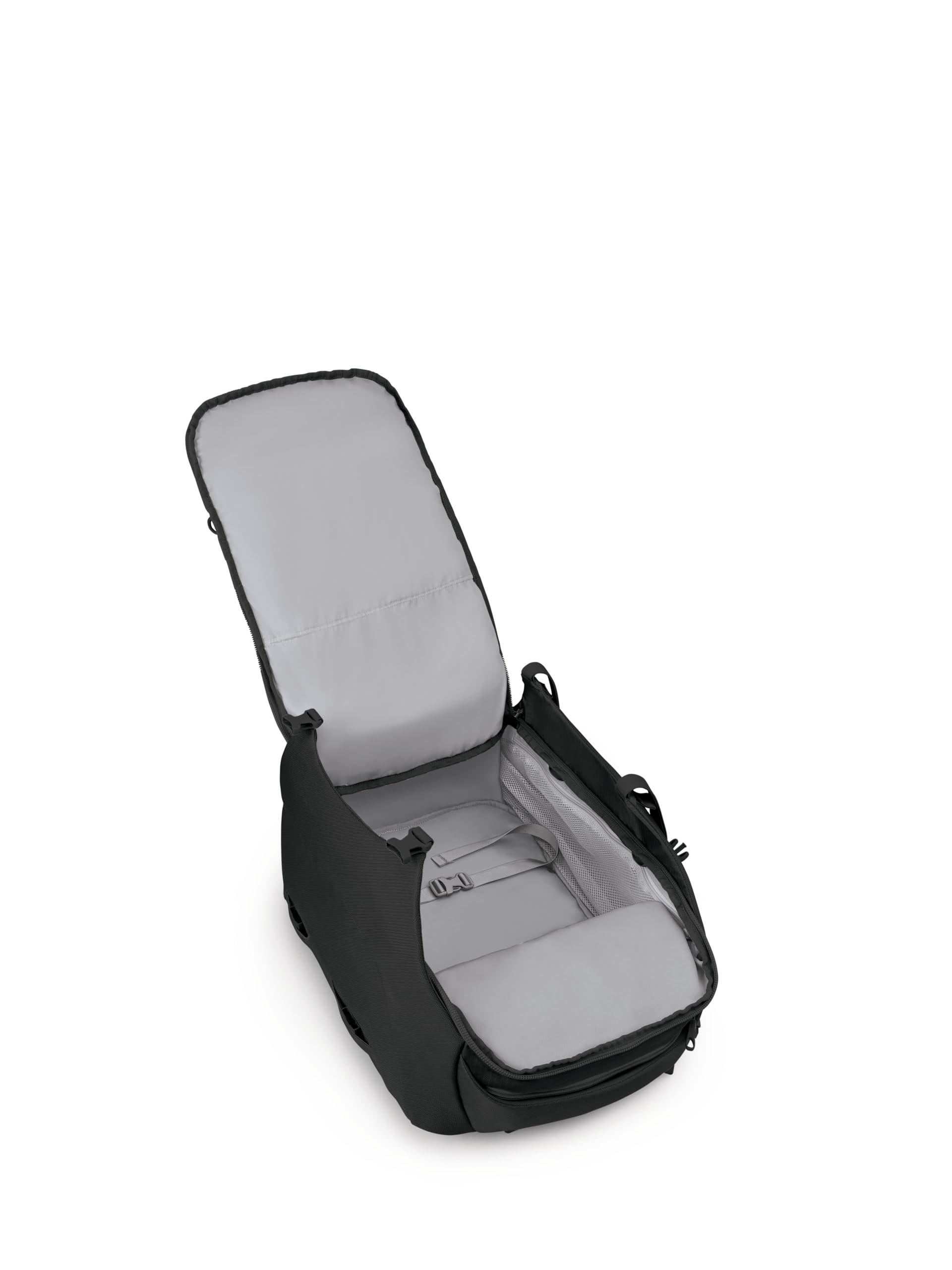 Osprey Sojourn Porter 46L Carry-On Travel Backpack - Black | Lightweight Durable Luggage for Airplane, Business Trips & Adventure Travel