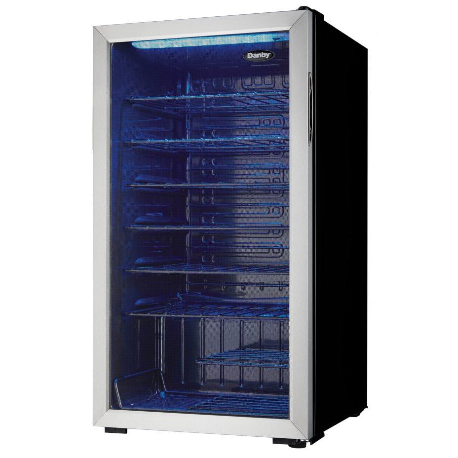 Danby 36 Bottle Wine Cooler with LED Lighting - DWC036A1BSSDB - Perfect for Home Bars, Restaurants & Wine Cellars
