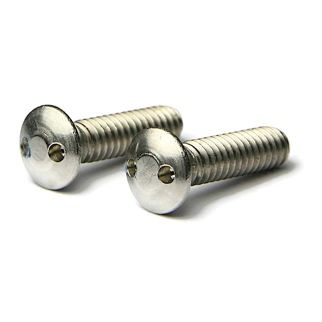 18-8 Stainless Steel Spanner Security Oval Head Machine Screws - #8-32 x 2 Inch (100 Pack) - Ideal for Automotive, Electronics & DIY Projects