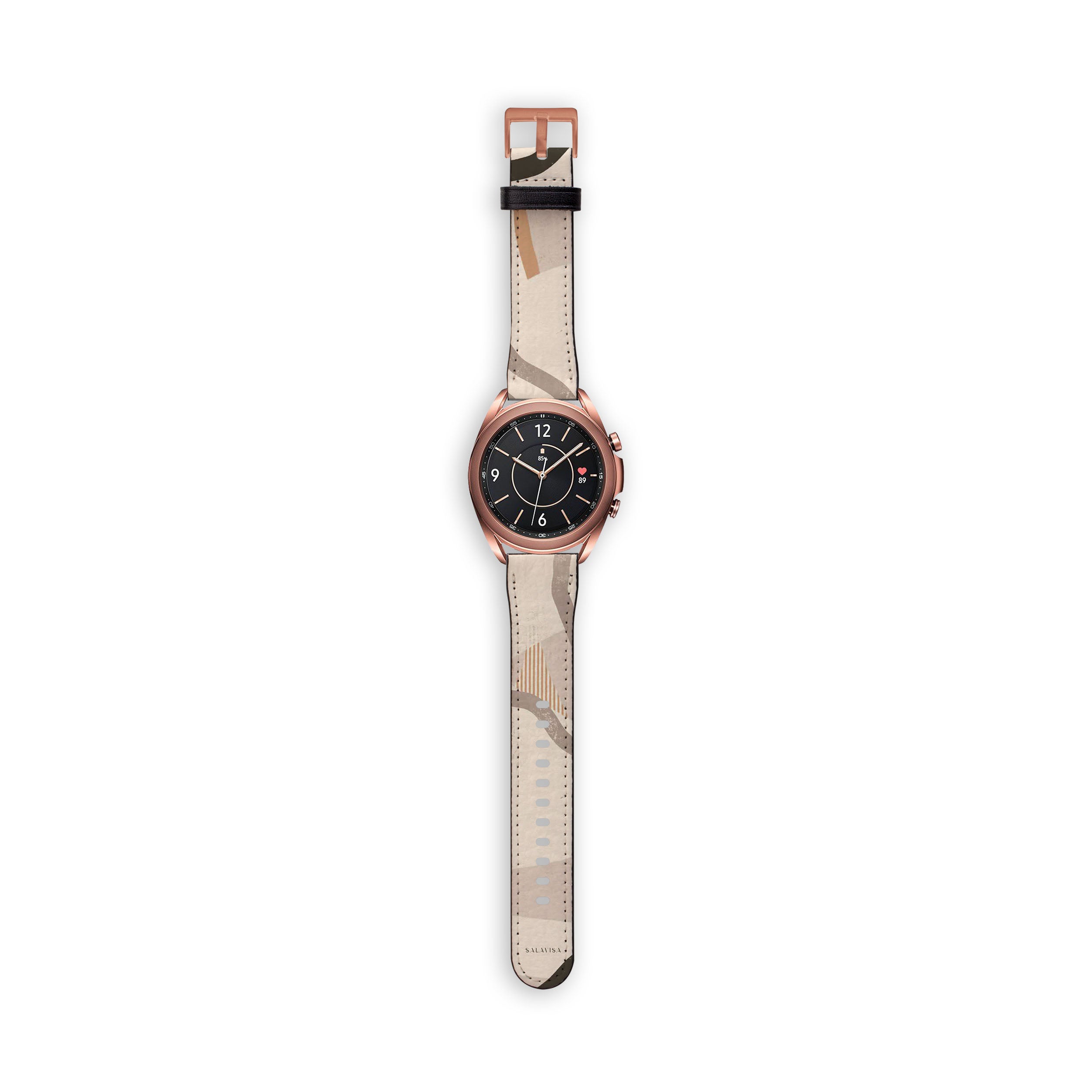 Organic Coffee Galaxy Watch Band - Eco-Friendly & Stylish Smartwatch Strap for Samsung Galaxy Watch - Perfect for Fitness, Work & Everyday Wear