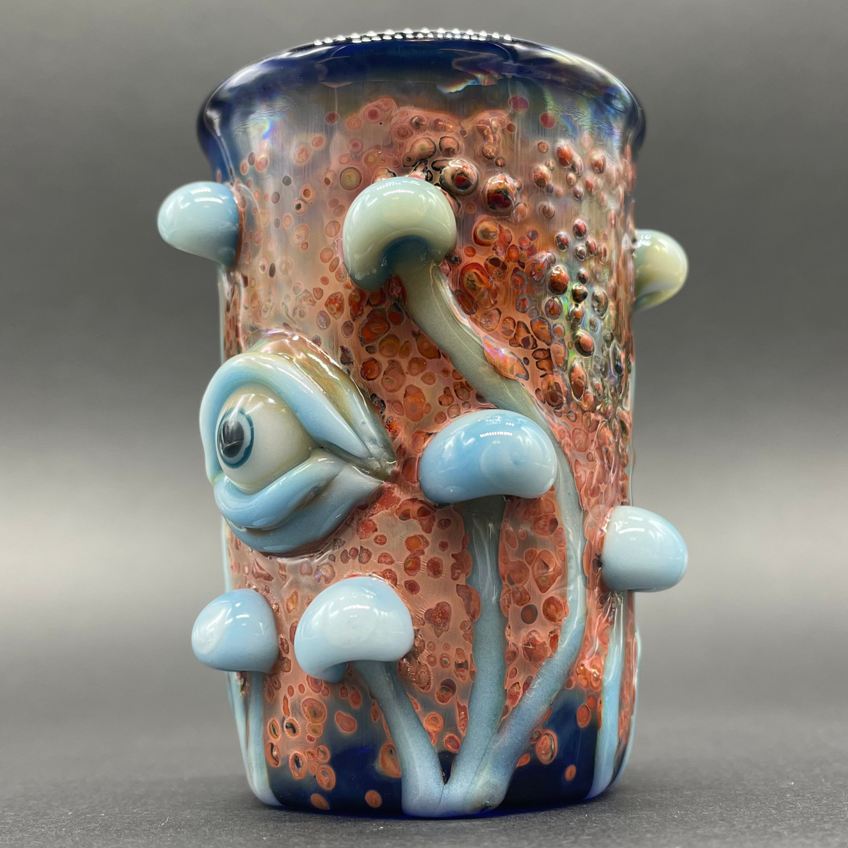 Siberian Mushroom Shot Glass - Unique Handcrafted Ceramic Drinking Cup for Vodka, Whiskey, Tequila - Perfect for Parties, Camping & Home Bar Decor
