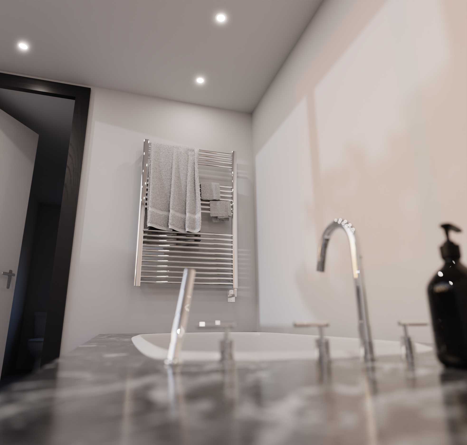 Artos Denby M11175 Hardwired Bathroom Towel Warmer - 30W x 44H - Perfect for Spa, Luxury Hotels & Home Bathroom Heating
