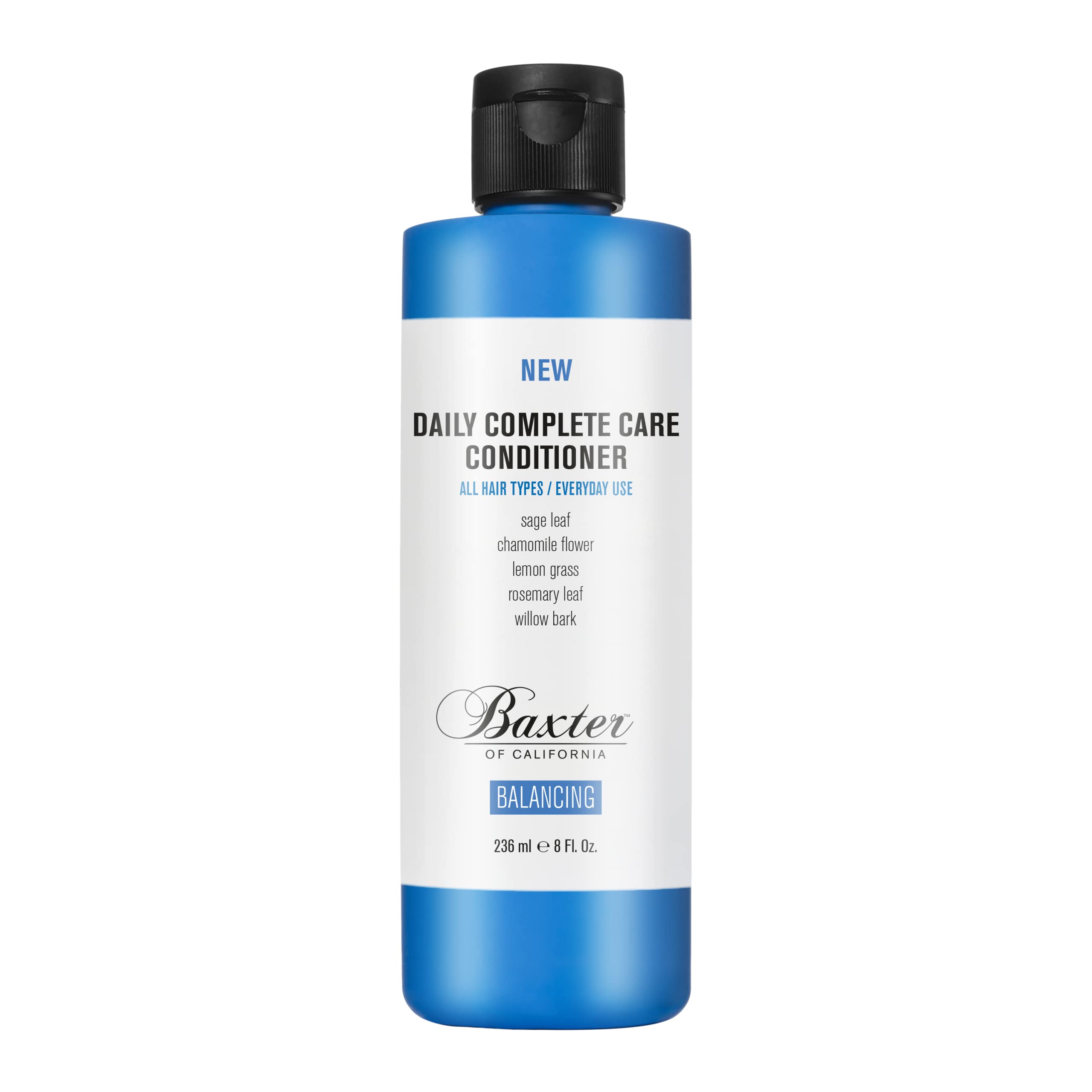 Baxter of California Daily Complete Care Conditioner for Men - 8 oz | Hydrating & Nourishing Hair Care for Daily Use | Perfect for Home, Gym & Travel