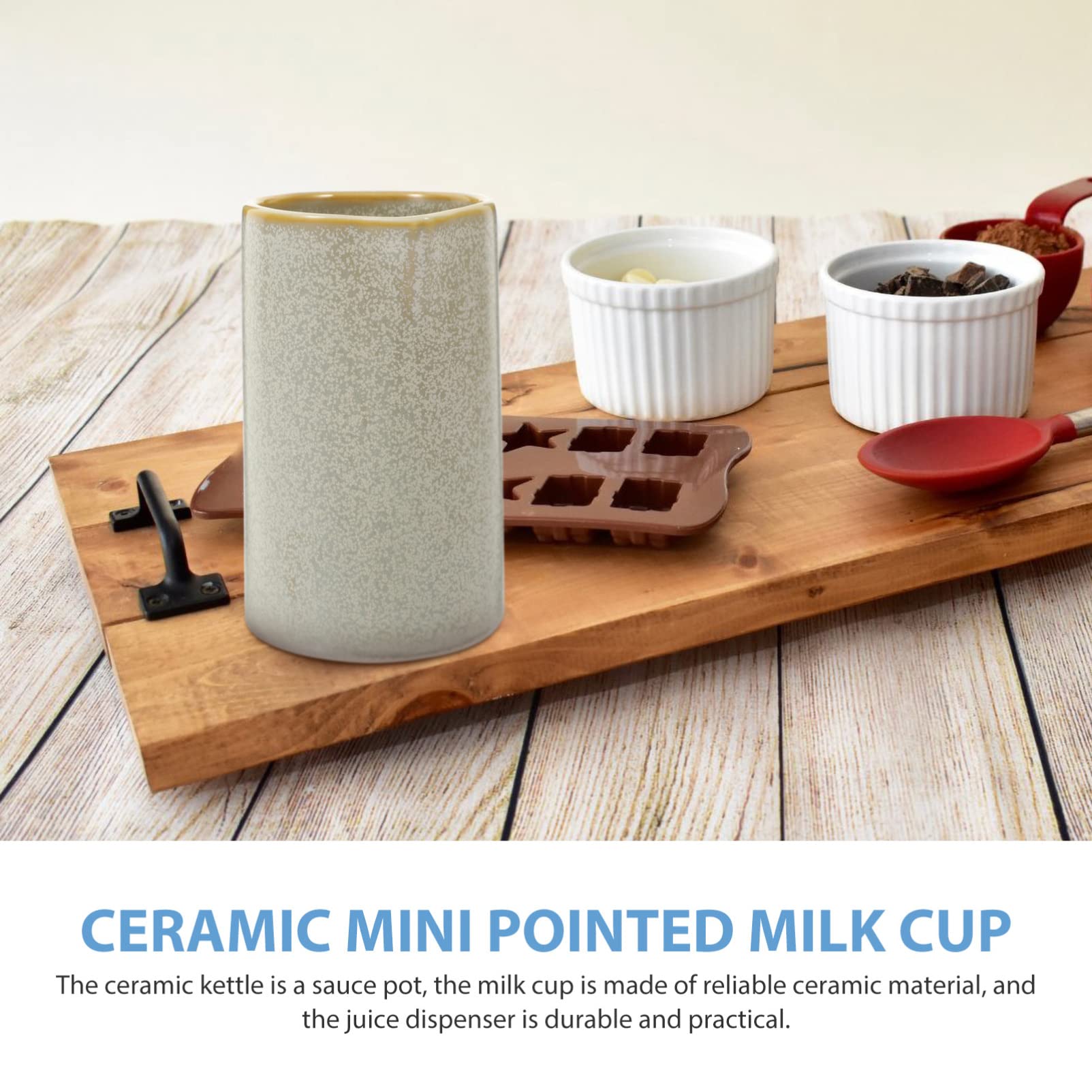 Premium Ceramic Coffee Creamer Pitcher - Porcelain Milk Jug for Tea & Coffee - Elegant Serving Pitcher for Milk, Cream, Gravy & Sauces - Perfect Housewarming Gift for Tea & Coffee Lovers - Ideal for Breakfast, Afternoon Tea & Dinner Parties