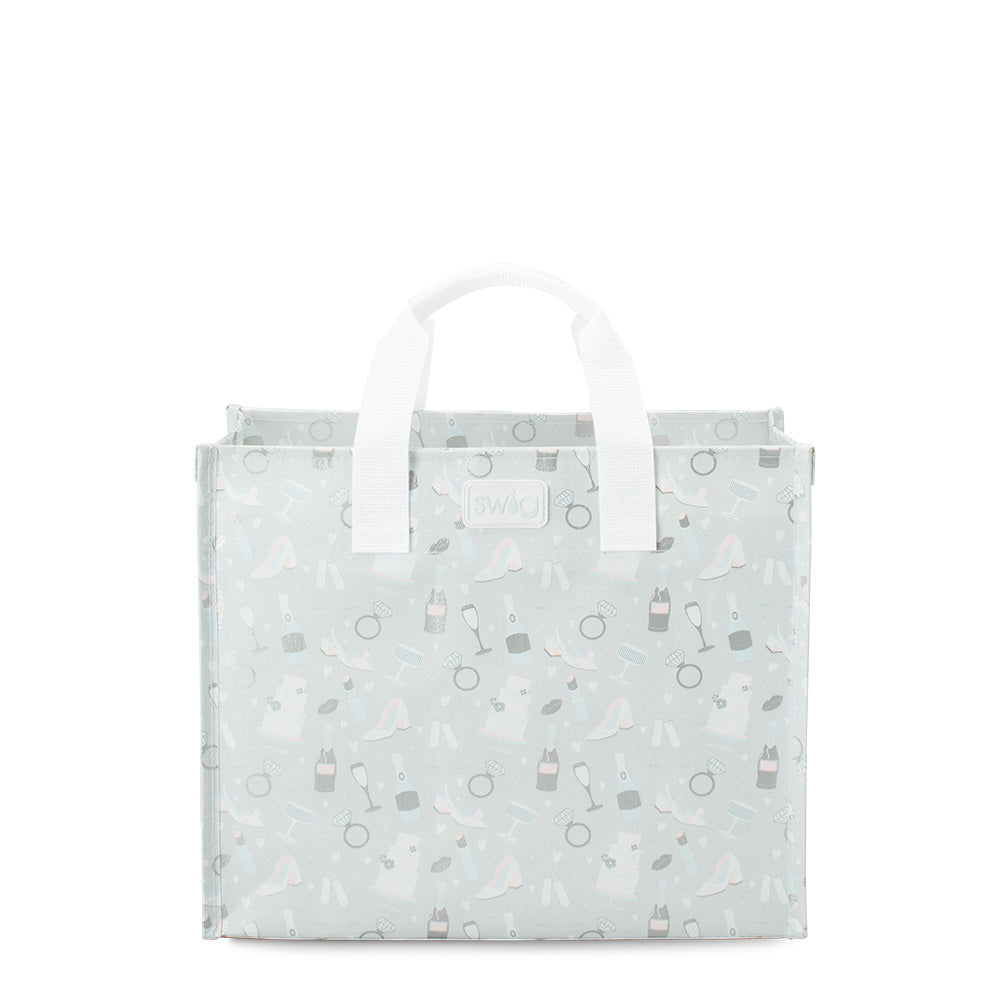 Eco-Friendly Bride to Be Reusable Shopping Bag - Medium Size Tote for Wedding Showers, Bachelorette Parties & Bridal Events