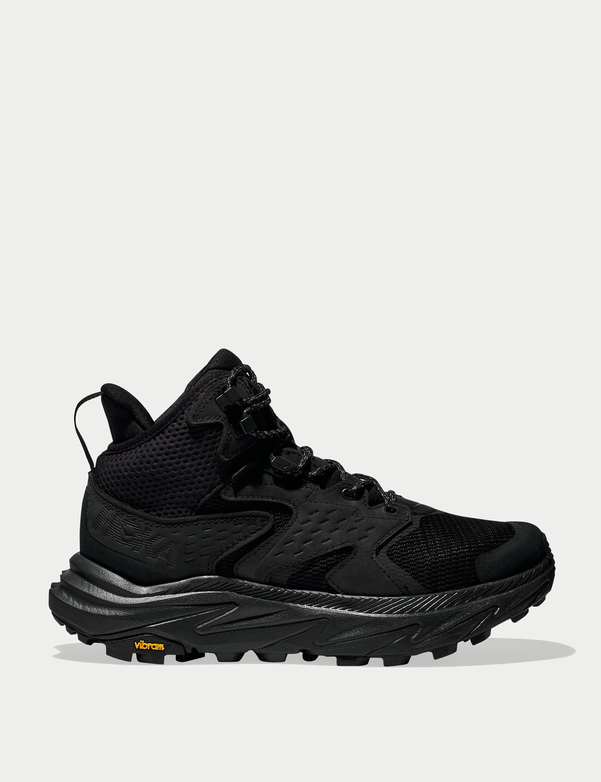 Anacapa 2 Mid Gore-Tex Hiking Boots for Men & Women - Waterproof Black Outdoor Shoes for Trail Running & Mountain Climbing