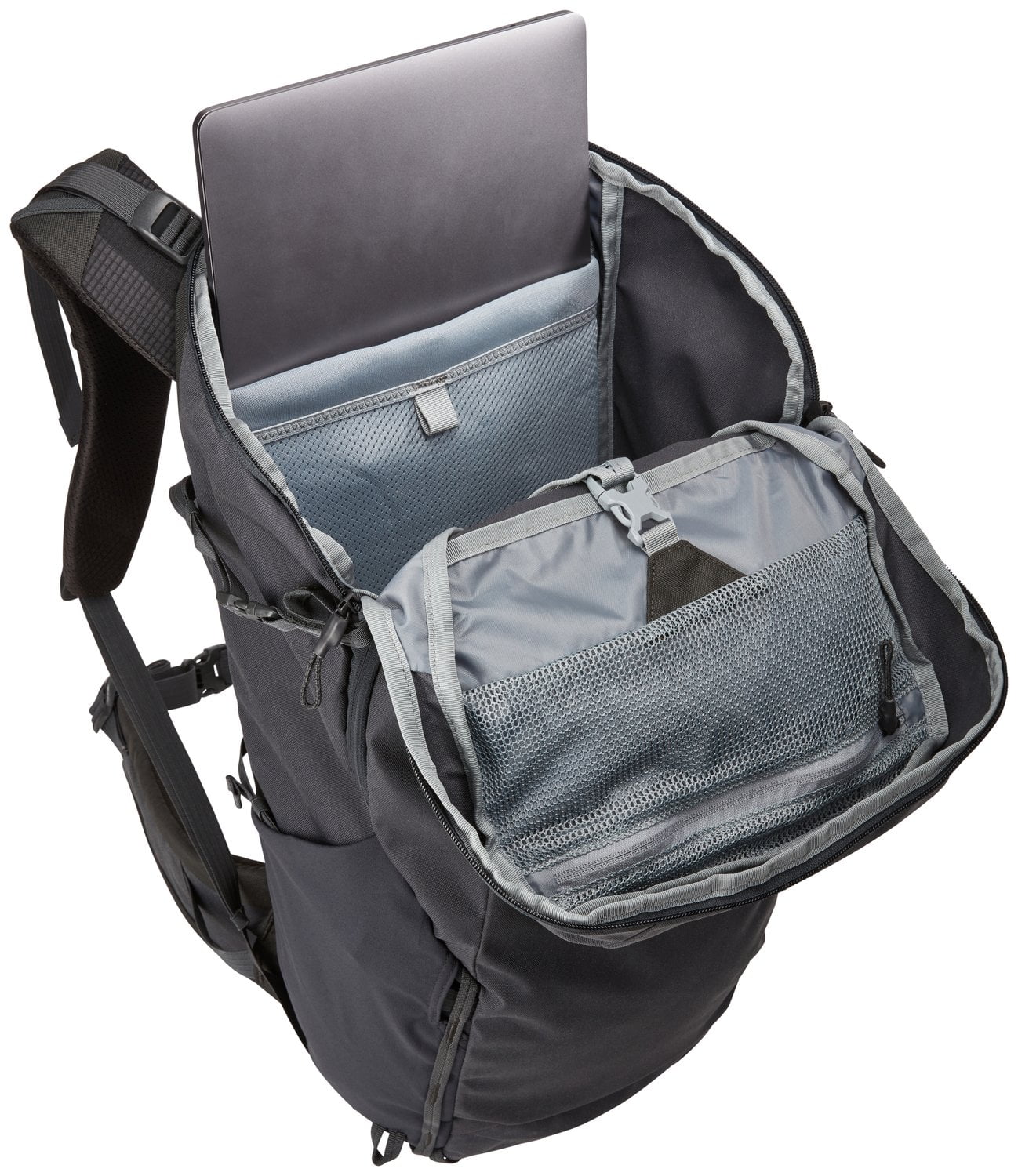 Thule AllTrail X 35L Hiking Backpack - Lightweight & Water-Resistant Daypack for Outdoor Adventures (Obsidian Gray) | Perfect for Hiking, Camping & Travel