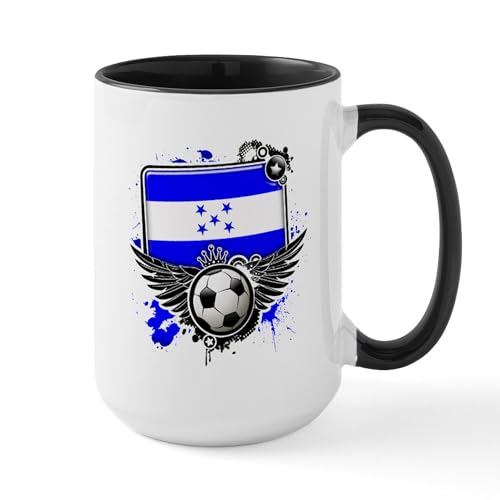 White/Black Inside - Soccer Fans Honduras Mugs