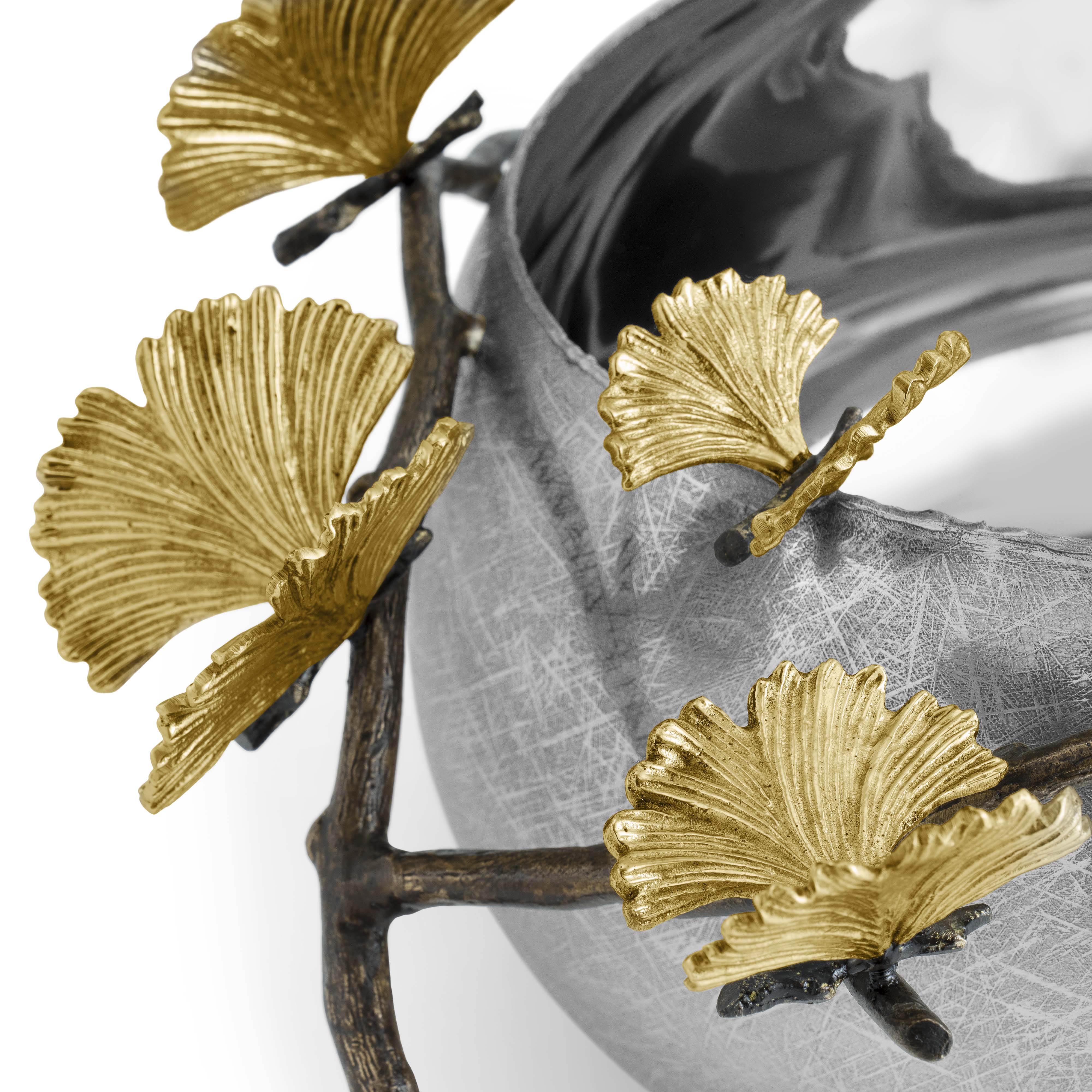 Butterfly Ginkgo Bowl - Handmade Ceramic Serving Bowl for Soup, Salad, Noodles | Elegant Dining & Home Decor Gift Idea