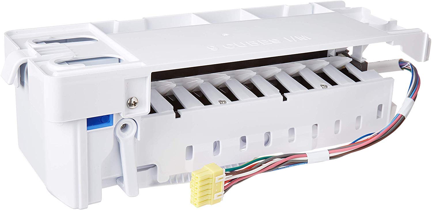 Samsung Refrigerator Ice Maker Assembly DA97-07365G - OEM Replacement Part for Samsung 9 Cube Ice Makers - Perfect for Kitchen, Home & Office Refrigerator Repairs