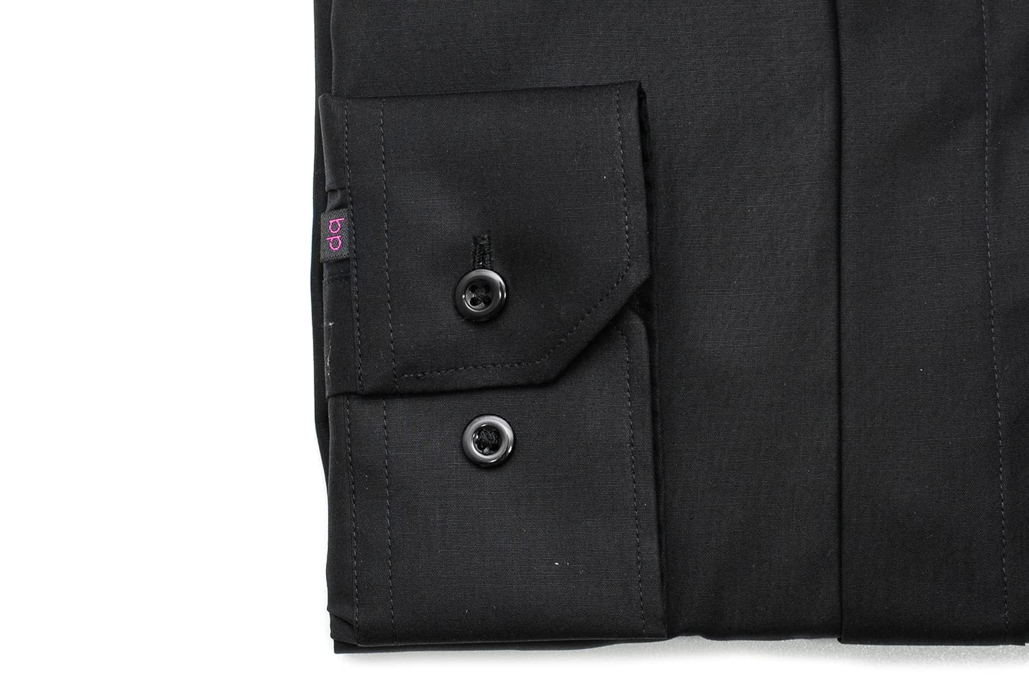 Non-Iron Clergy Shirt Long Sleeve - Classic Fit Black Shirt for Priests & Ministers | Perfect for Church Services, Weddings & Religious Ceremonies