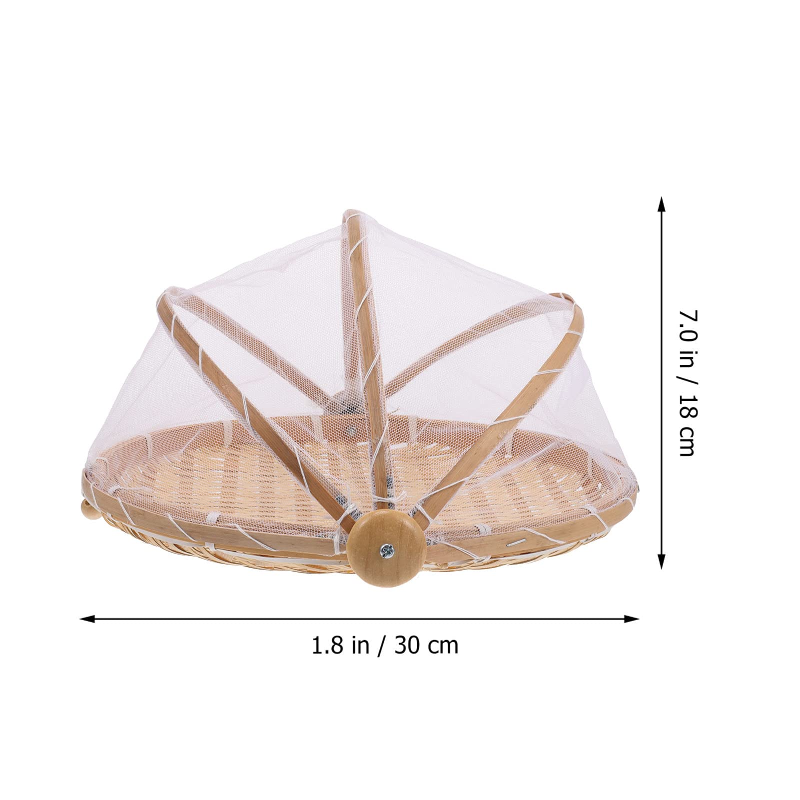 DOITOOL 2-Pack Outdoor Food Covers with Mesh - Reusable Picnic Food Tents for Vegetables, Fruits, Bread - Perfect for Camping, BBQs, Beach Parties & Outdoor Dining