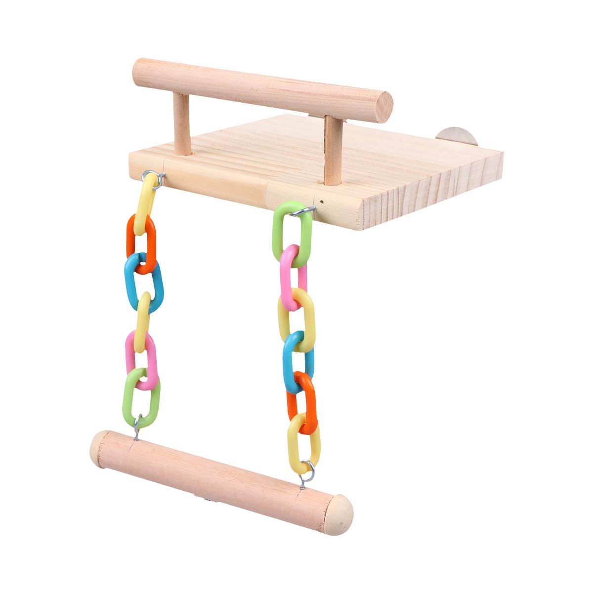 Colorful Parrot Training Bike Toy - Interactive Bird Intelligence & Exercise Toy for Parakeets, Cockatiels - Fun Pet Enrichment for Cages & Playtime