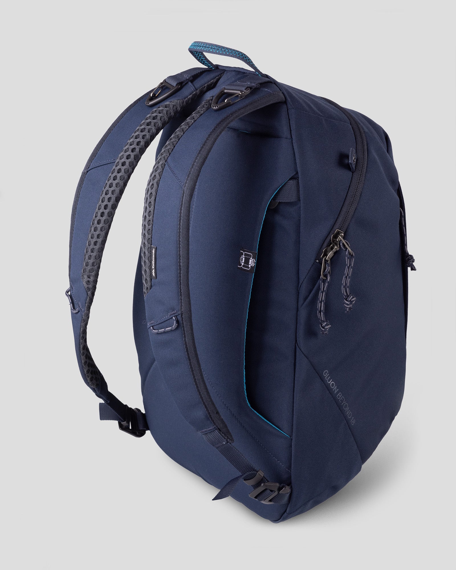 Gluon Beyond Backpack 18L Waterproof Travel Backpack for Men & Women - Lightweight Hiking Daypack with Laptop Compartment - Perfect for Commuting, Outdoor Adventures & Daily Use (Pure Navy)