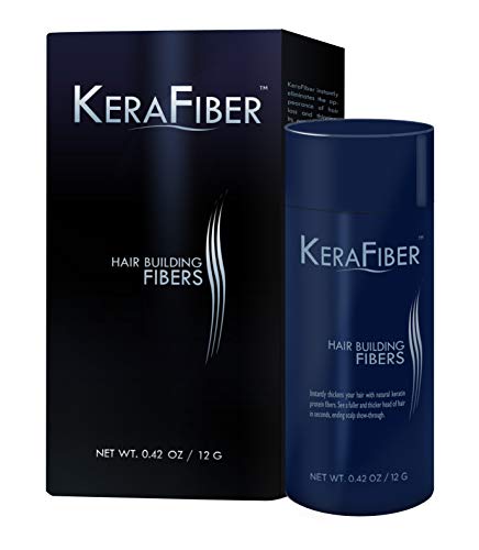 KeraFiber Hair Building Fibers - Instant Keratin Hair Thickening Fibers for Thinning Hair (12g, Medium Blonde) | Natural-Looking Hair Volume in 30 Seconds | Perfect for Daily Use, Special Occasions & Confidence Boosting