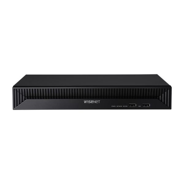 Samsung Wisenet QRN-830S 8-Channel NVR Security System - Single Bay Network Video Recorder for Home & Business Surveillance | 4K IP Camera Support, Remote Monitoring, Smart Motion Detection