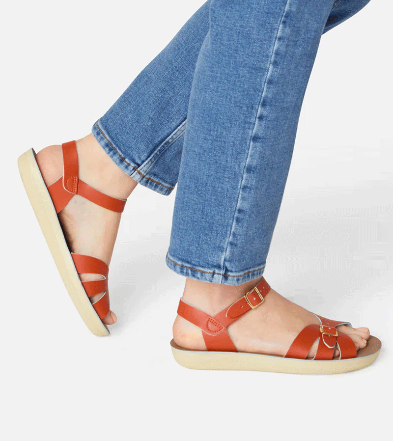 Sun San Women's Paprika Boardwalk Sandals - Comfortable Summer Beach Slides for Walking, Travel & Outdoor Activities