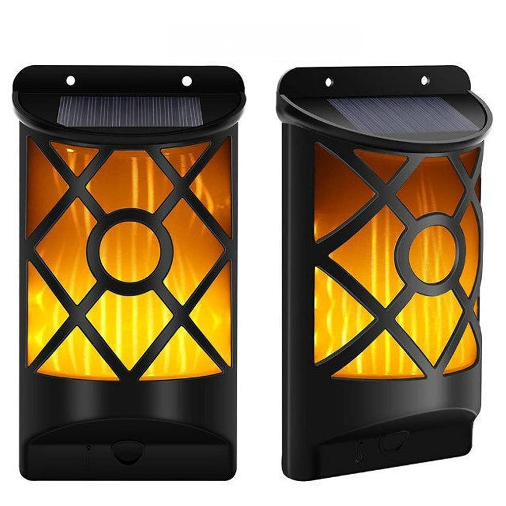 Solar Powered Outdoor Wall Lights - Waterproof LED Garden Lights with Motion Sensor for Stairs, Patio, Yard & Pathway - Energy Efficient Night Lighting for Home Security & Decoration