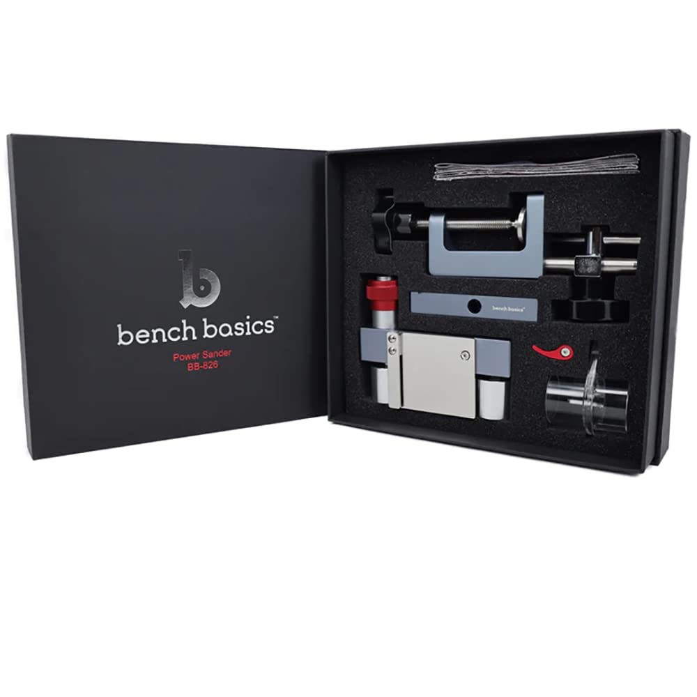 Bench Basics Power Sander Flexshaft Belt Attachment - Professional Woodworking & Metal Sanding Tool for DIY Projects, Furniture Refinishing, and Automotive Repair