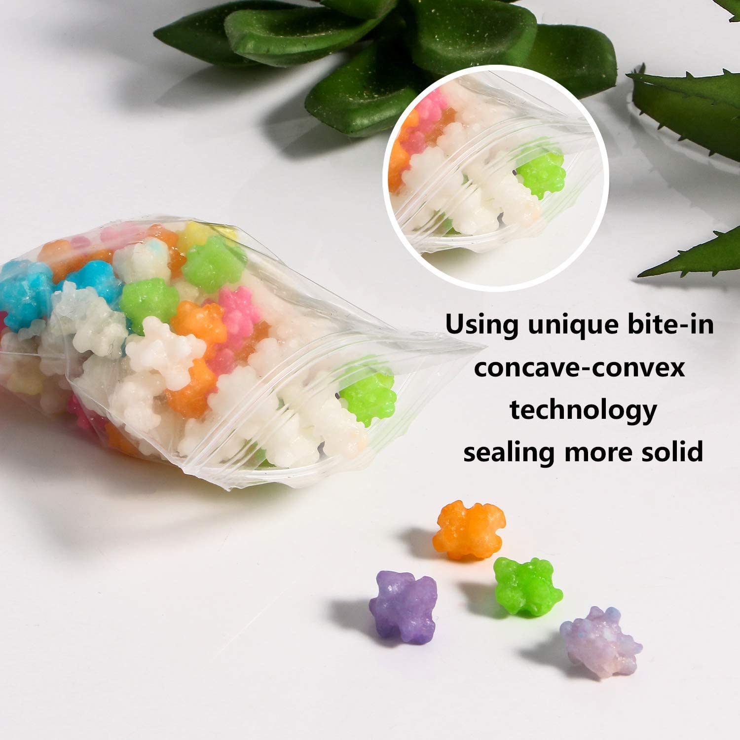1000Pcs Mini Zip Bags 2x2 Inches - Small Resealable Plastic Bags for Jewelry, Beads, Crafts & Organizing | Durable Tiny Zipper Pouches for DIY, Travel & Storage