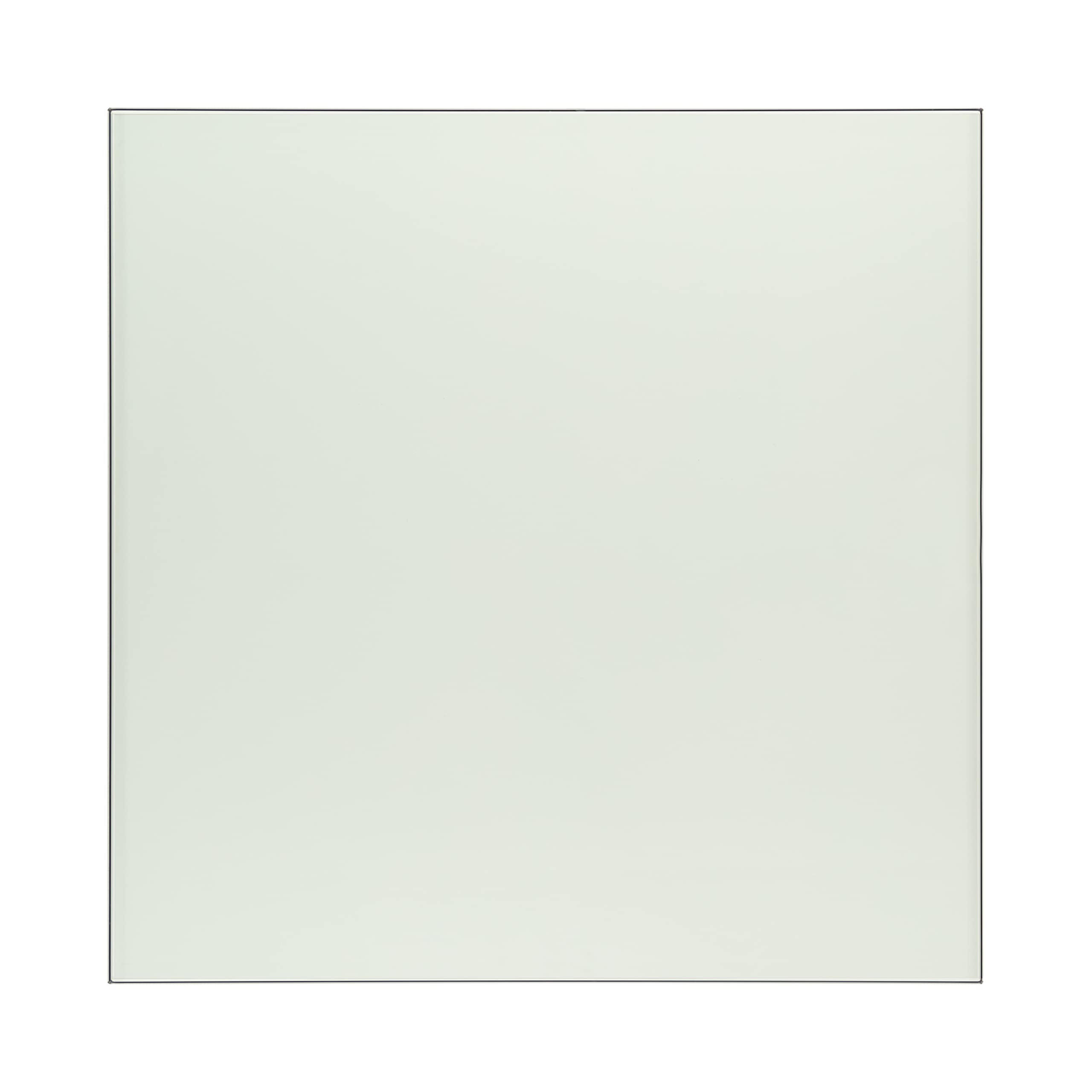 34 Inch Square Tempered Clear Glass Table Top - 3/8 Inch Thick with Flat Polish Edge - Perfect for Dining Tables, Coffee Tables, and Office Desks