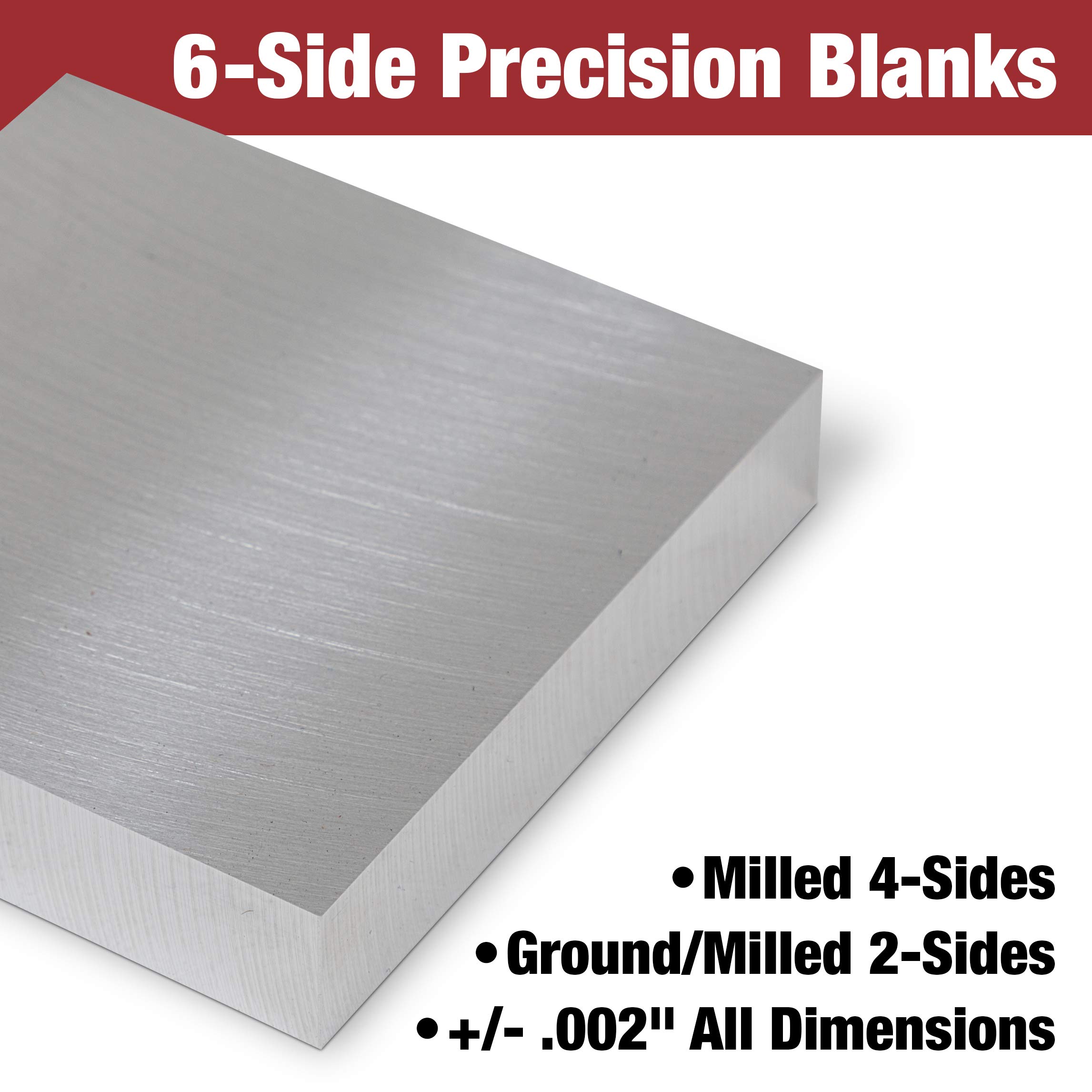 Precision Ground 6061 Aluminum Sheets & Plates - .625