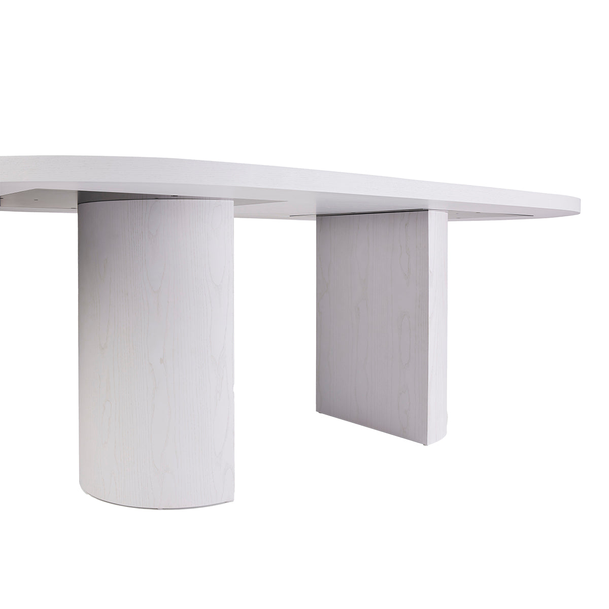 Stylish Desert Moon Oval Dining Table - Modern Wooden Kitchen Table for 6 - Perfect for Family Dinners & Entertaining Guests