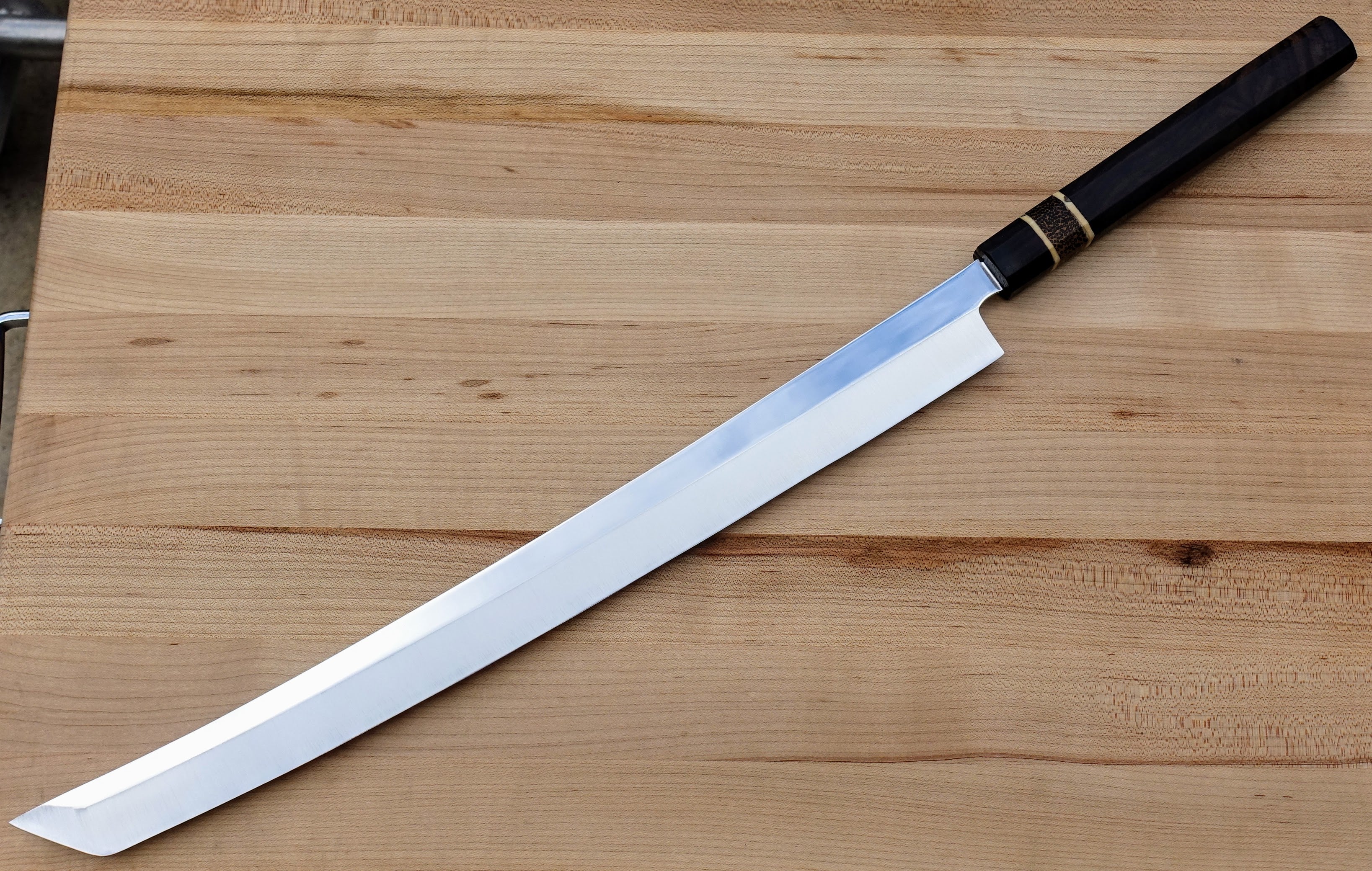 Narra 450mm N690 Cobalt Tuna Sword - High-Performance Fishing Knife for Sushi Preparation, Outdoor Fishing & Culinary Use