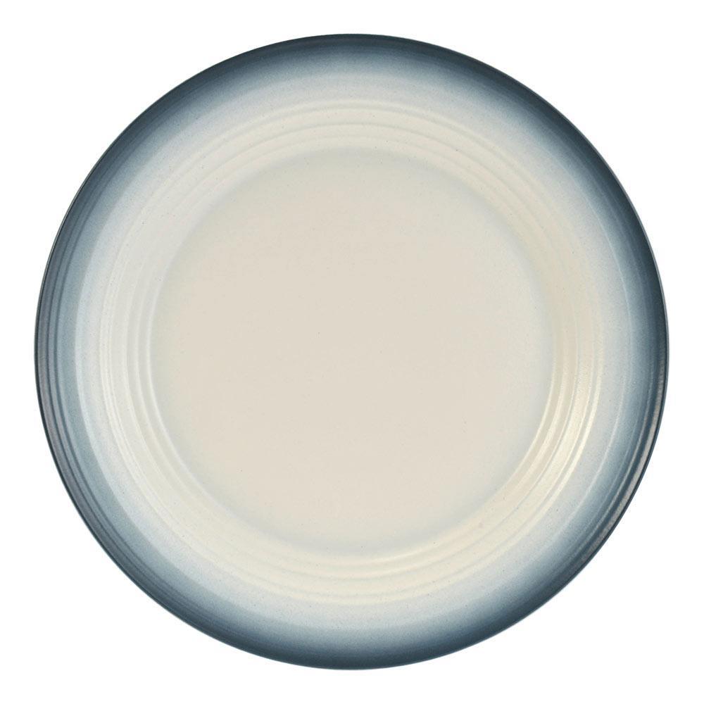 Swirl Ombre Blue 16-Piece Dinnerware Set - Service for 4 | Elegant Tableware for Dinner Parties, Family Gatherings & Special Occasions