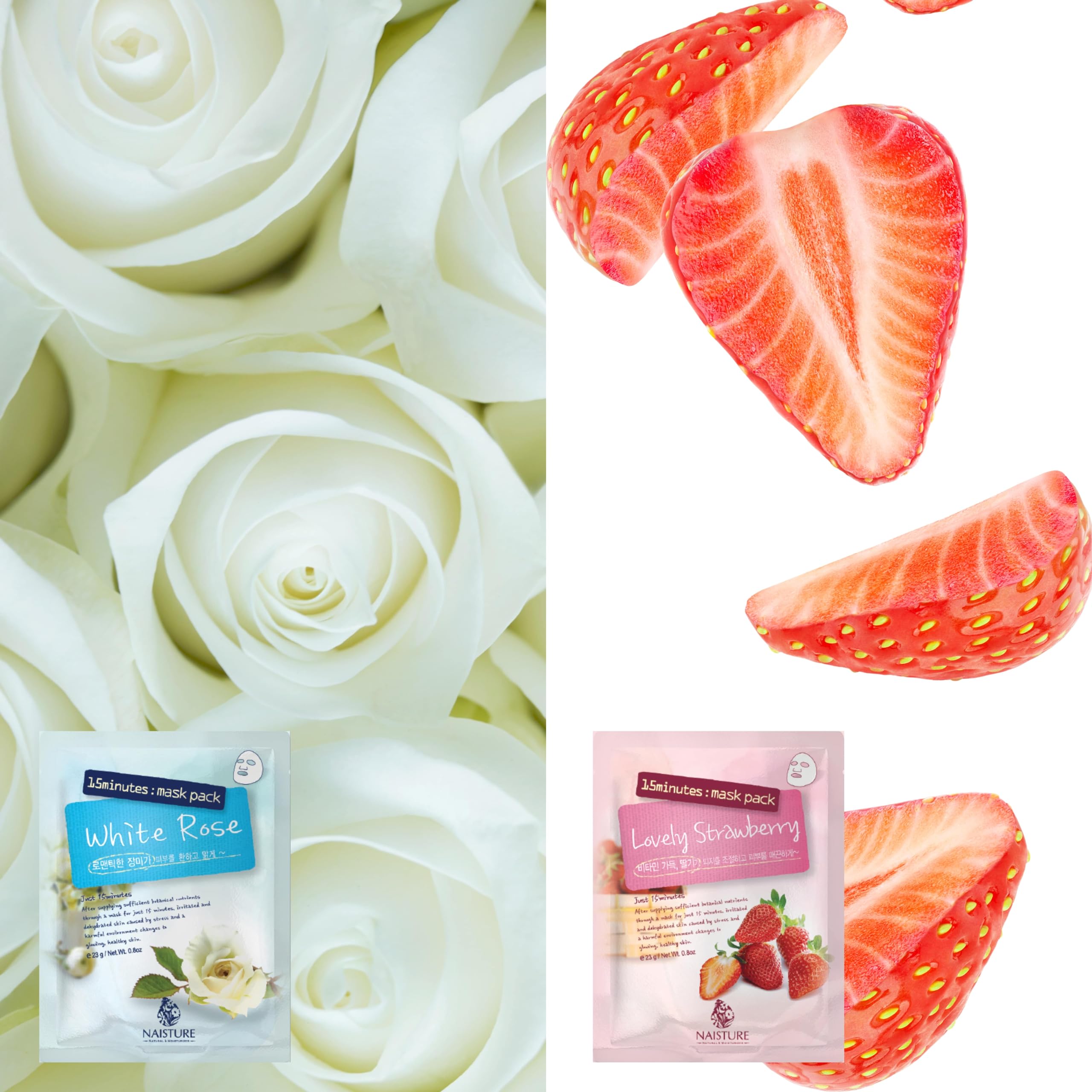 10-Pack Korean Collagen Face Masks - Hydrating & Soothing for All Skin Types | Daily Skincare
