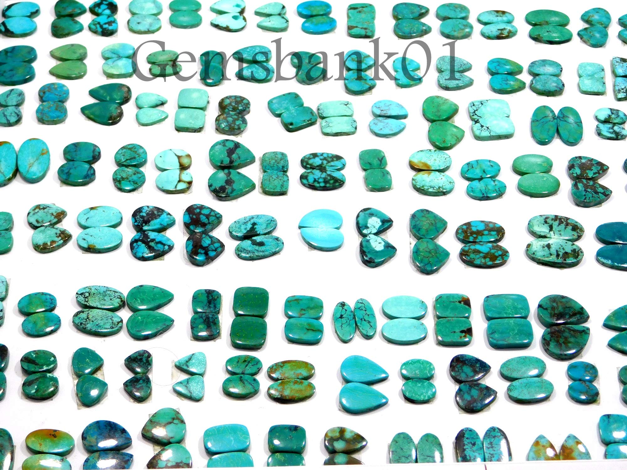 10 Pairs Natural Tibetan Turquoise Gemstone Spider Web Earrings - AAA+++ Quality Wholesale Lot for Jewelry Making | Perfect for Boho, Southwest & Handmade Jewelry Designs