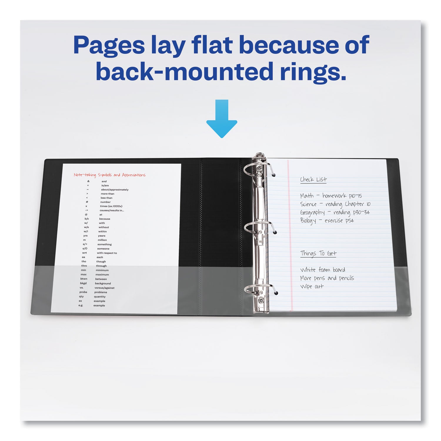 Avery® Durable 3-Ring Binder with DuraHinge™ Technology - 2